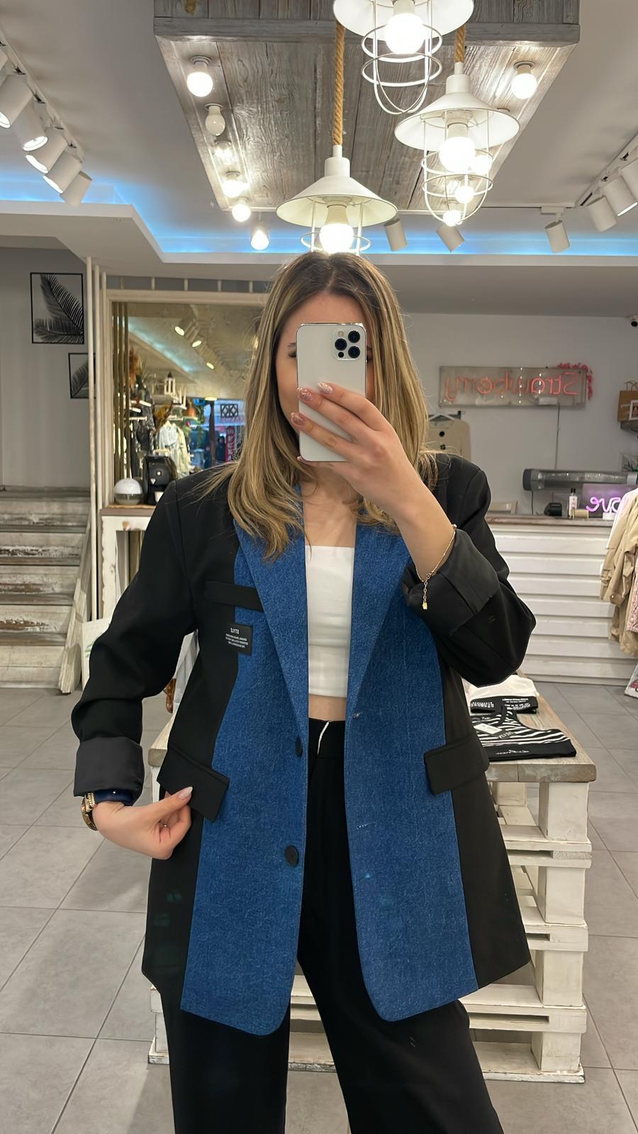 Kot Detaylı Tasarım Blazer Ceket 