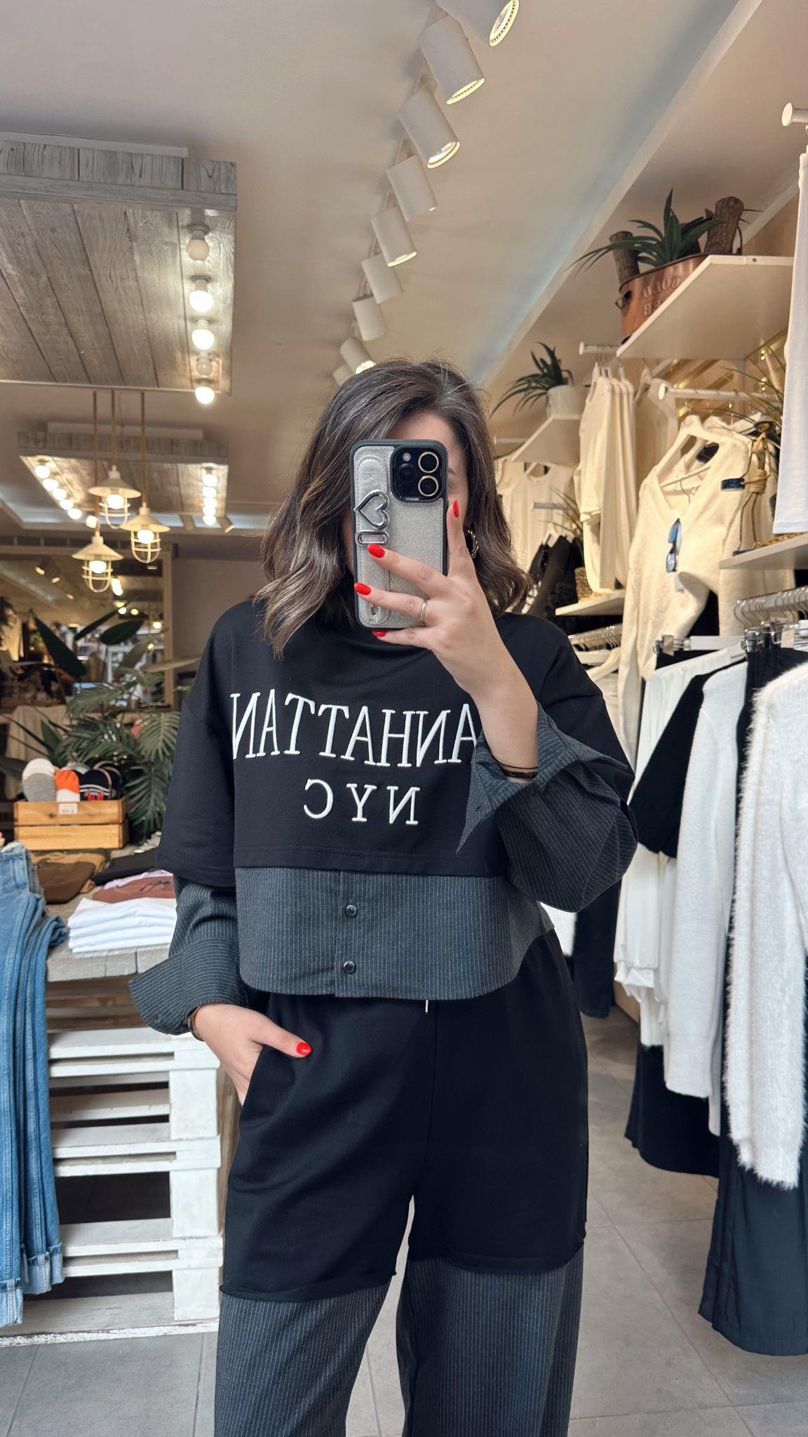Yazılı Sweatshirt