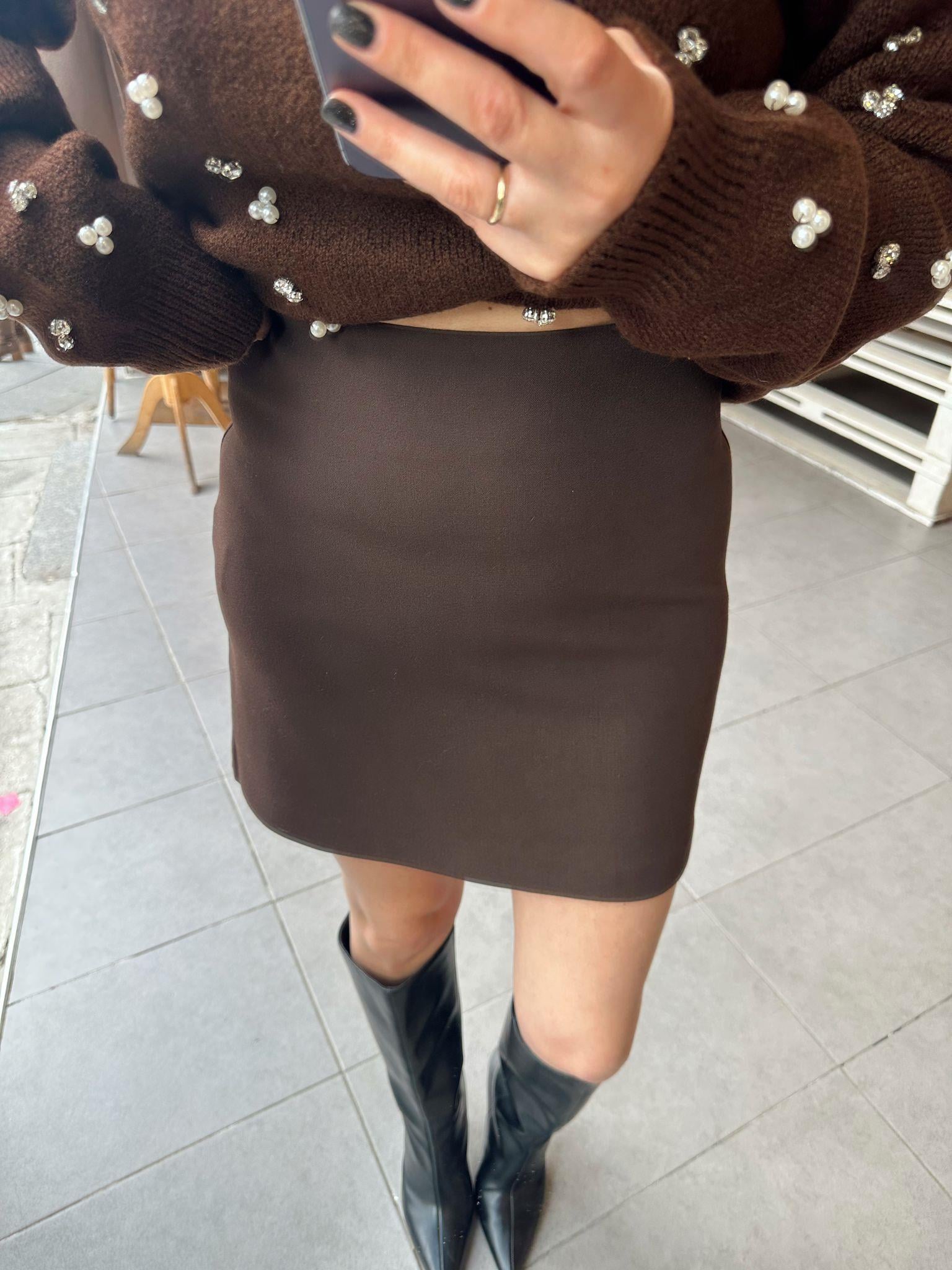 Acı Kahverengi Etek