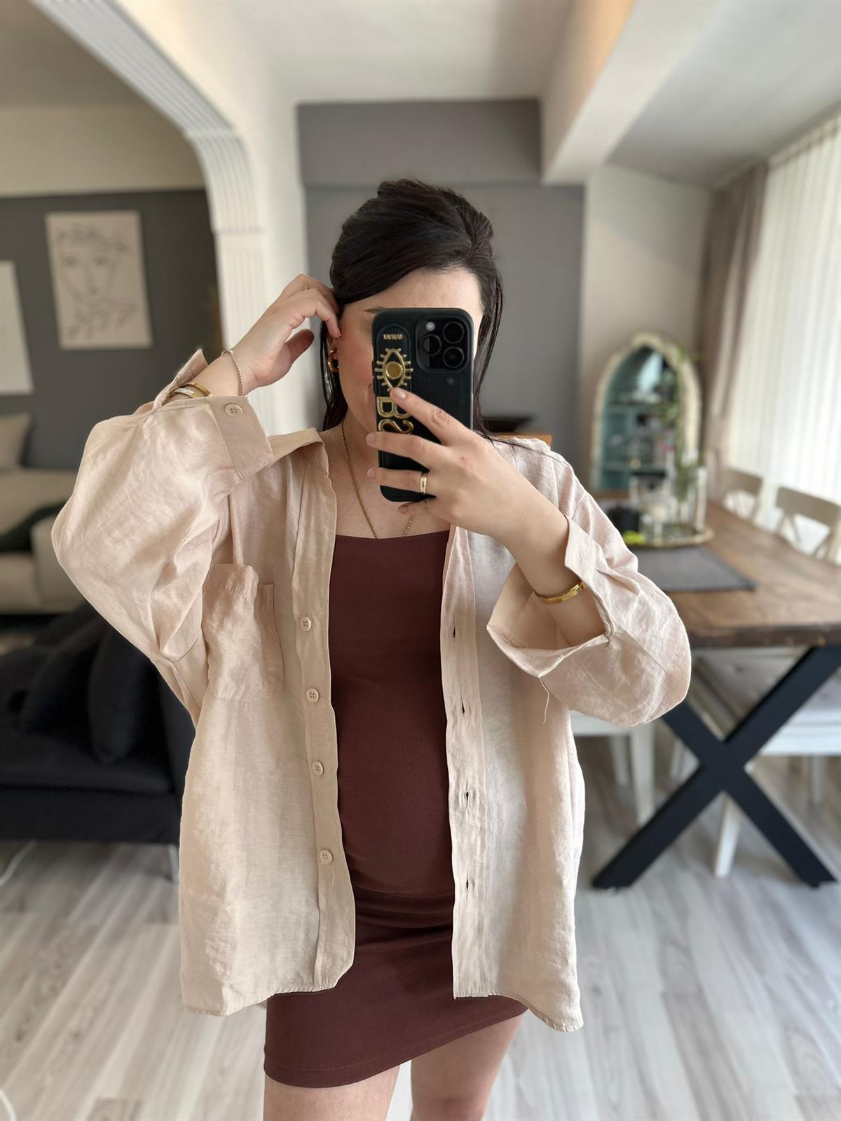 Taş Tensel Gömlek  | StrawberryWear