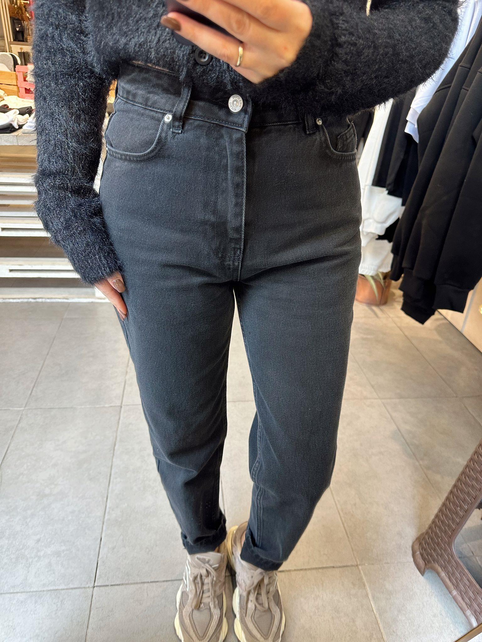 Dvl Siyah Mom Jean Kod:71368