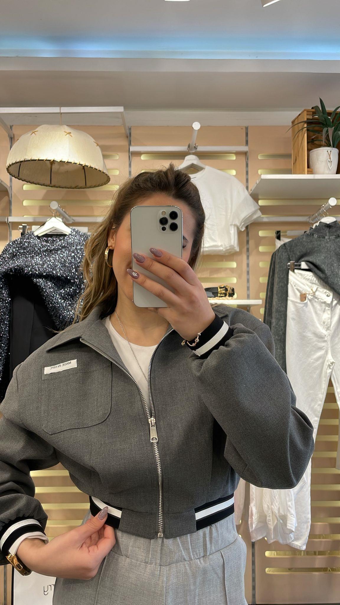 Crop Tasarım Ceket