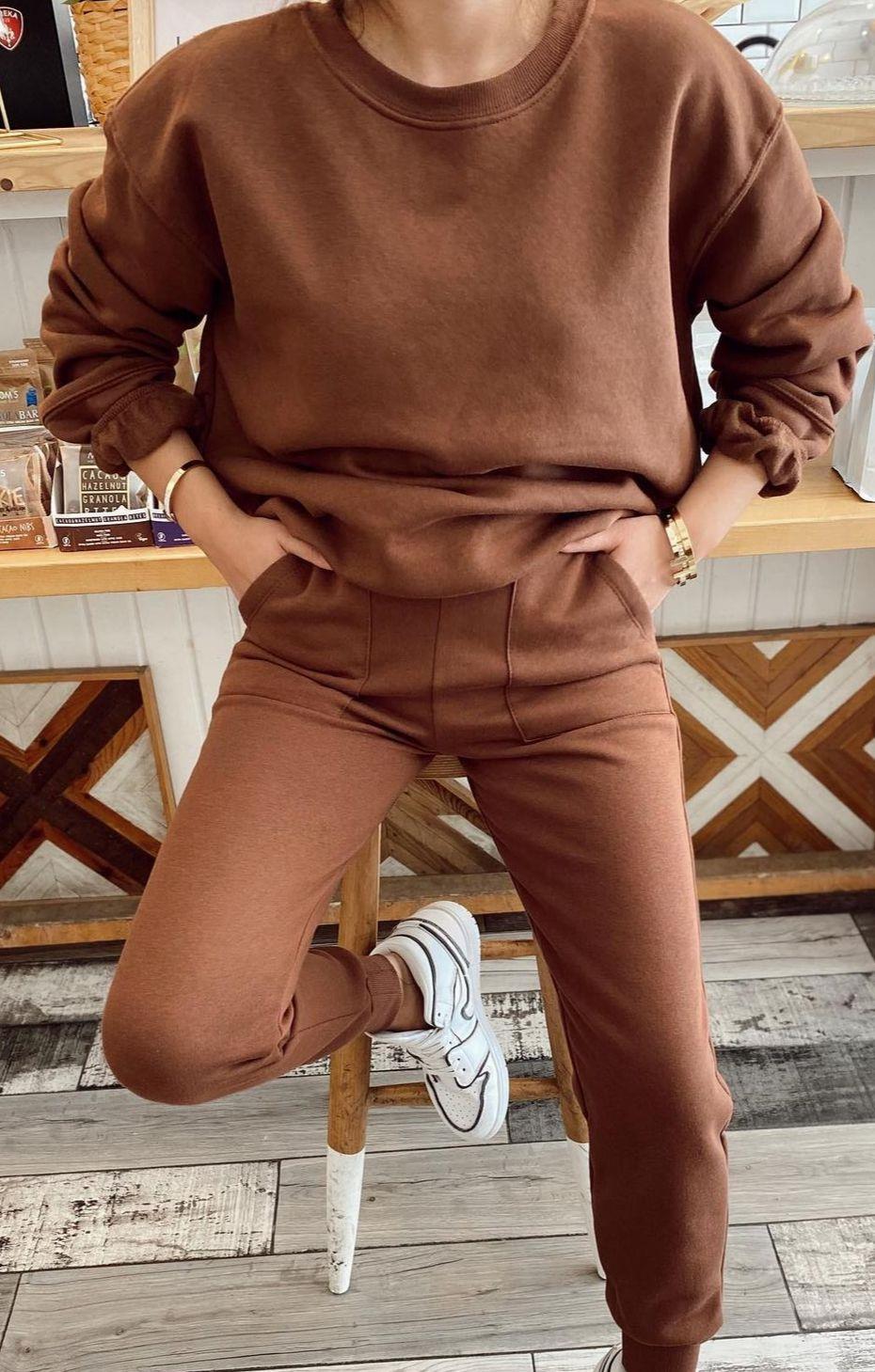 Acı Kahverengi Sweatshirt