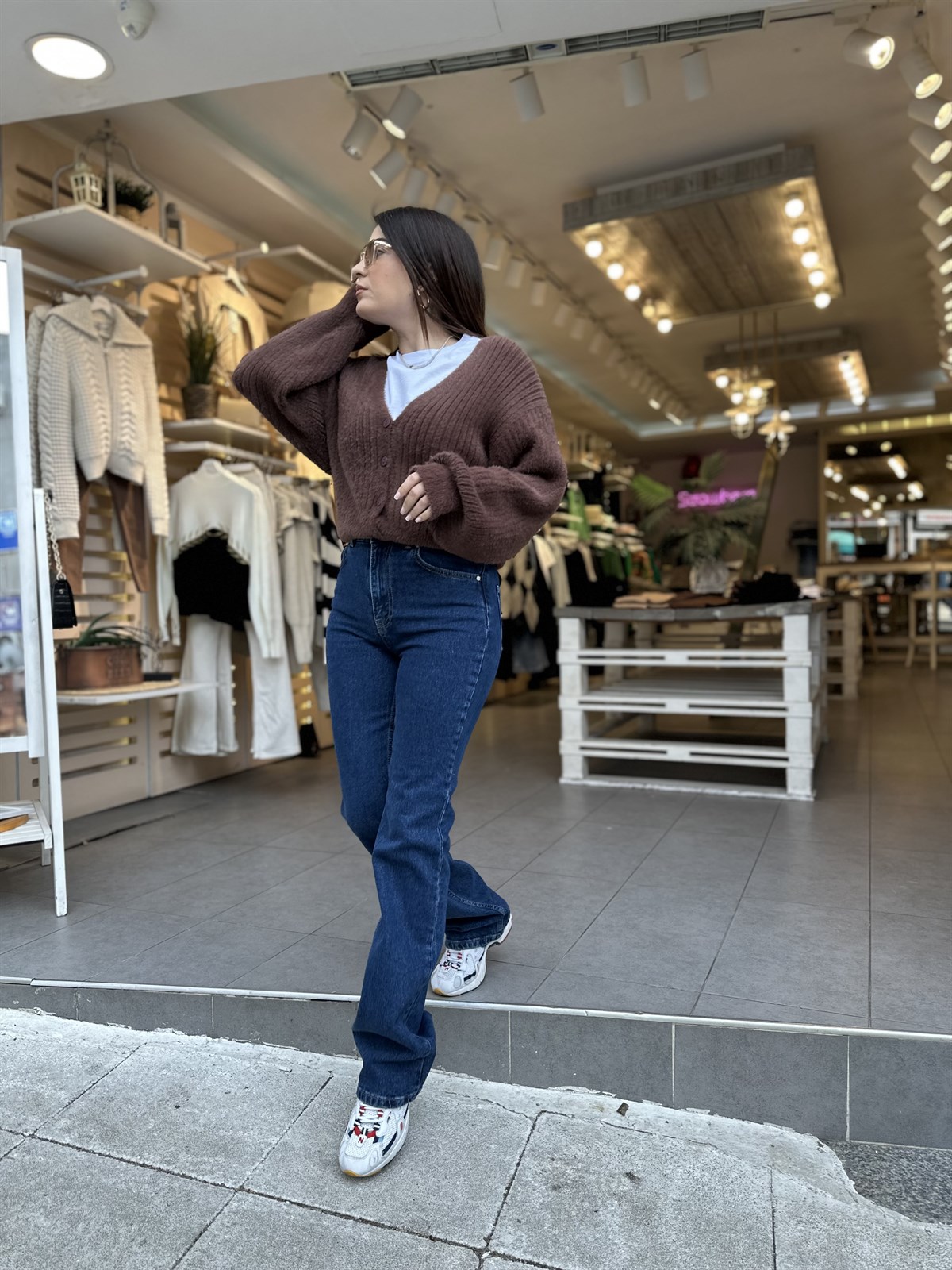 Flare Likralı Pantolon | StrawberryWear