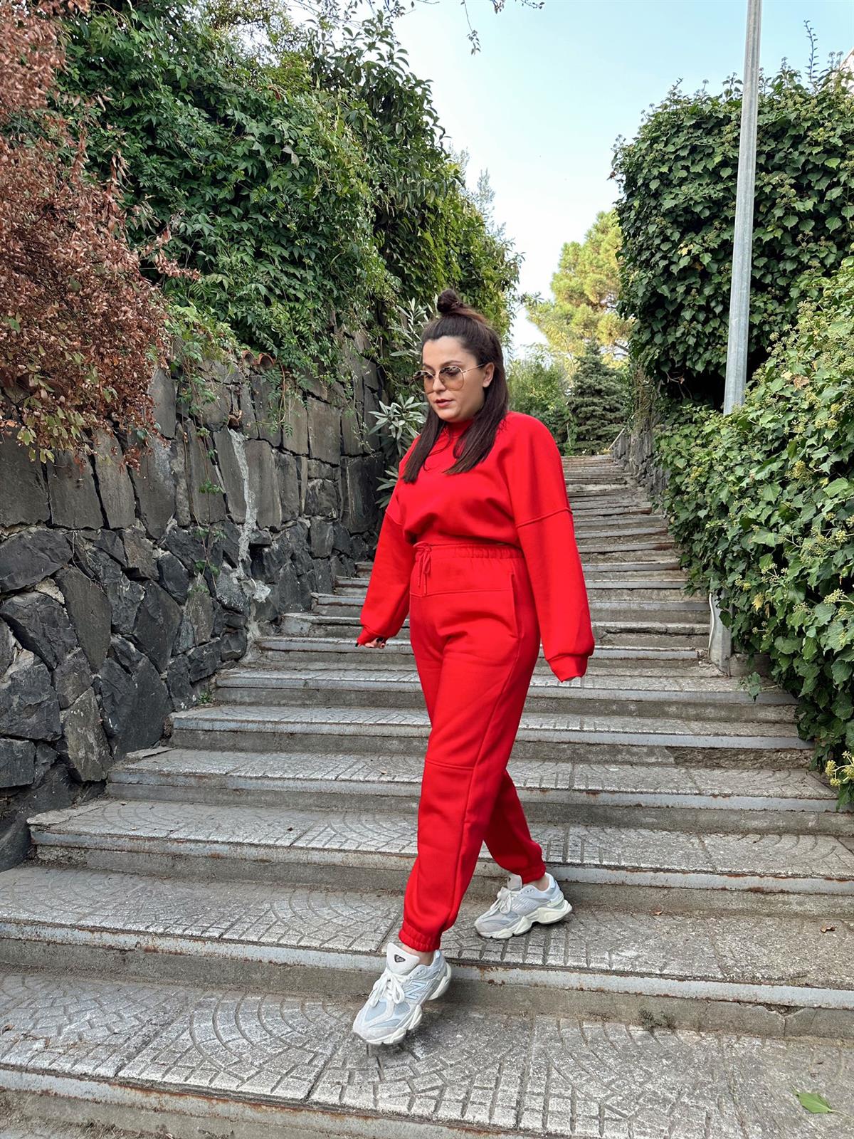 Kırmızı Crop Takım | StrawberryWear