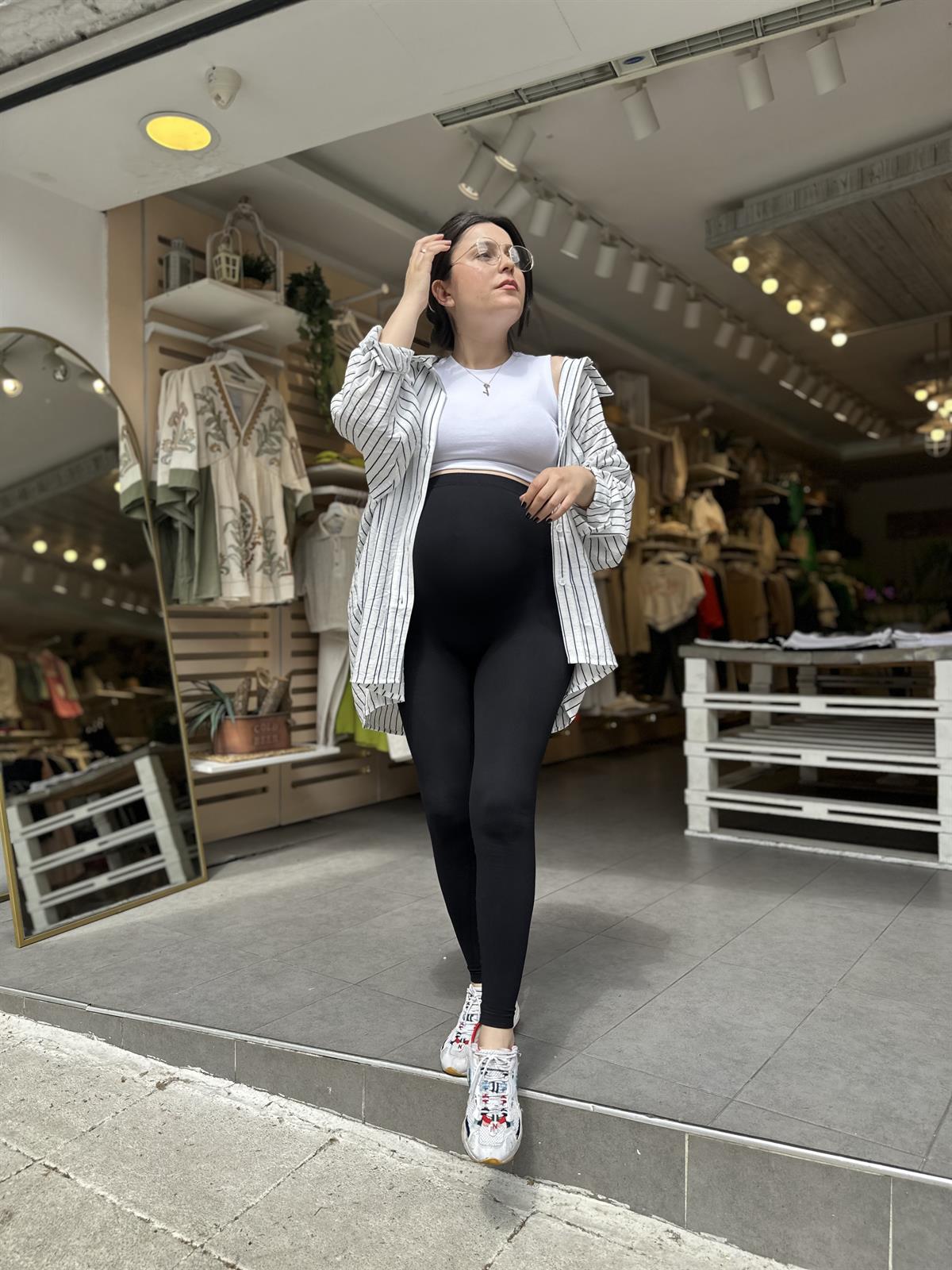 Lacivert Çizgili Tensel Gömlek | StrawberryWear