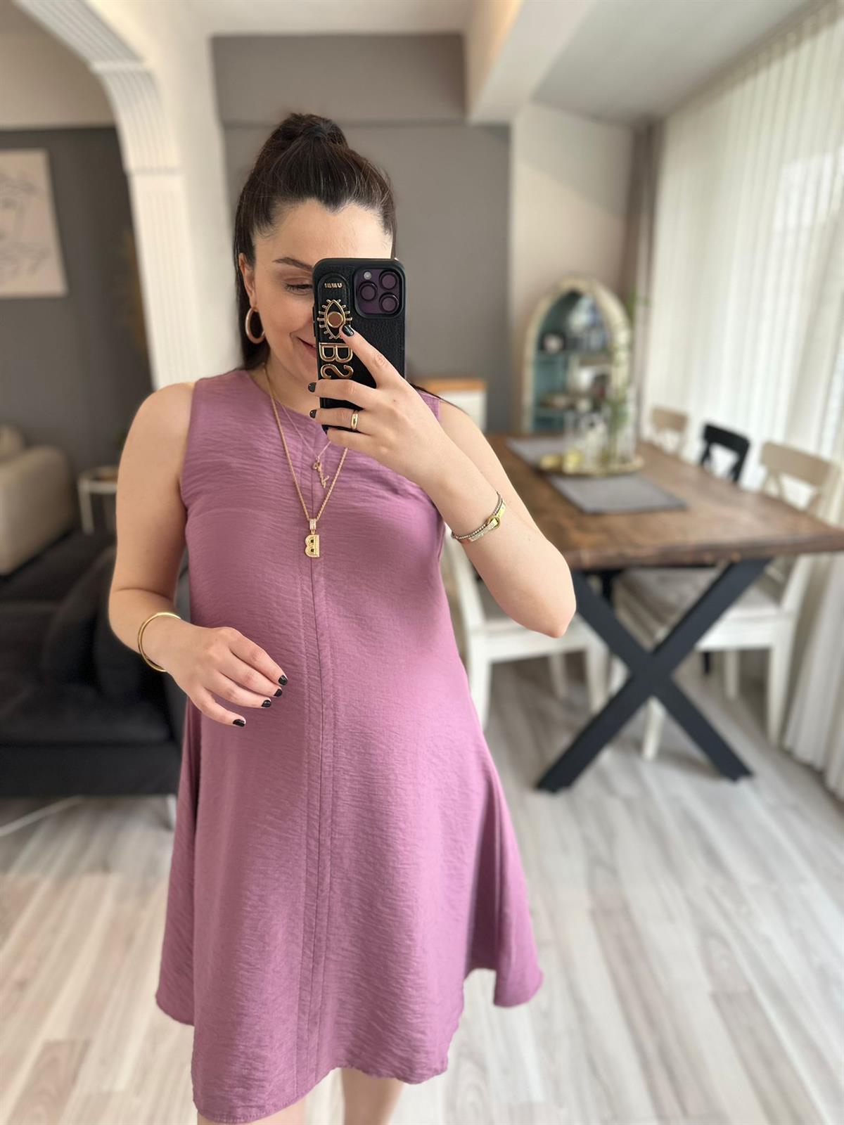 Mor Çan Elbise | StrawberryWear