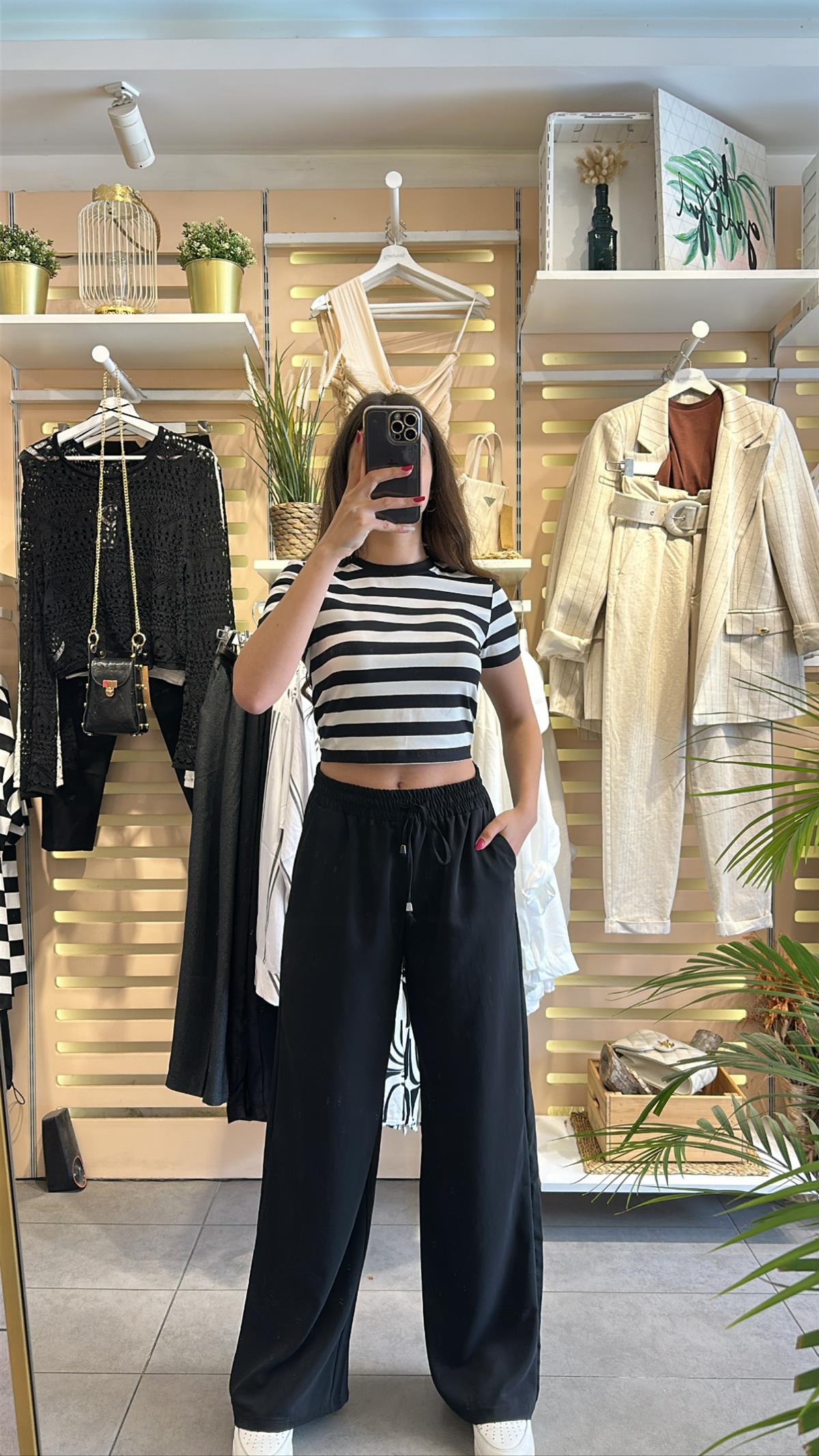 Tensel Kumaş Pantalon | StrawberryWear