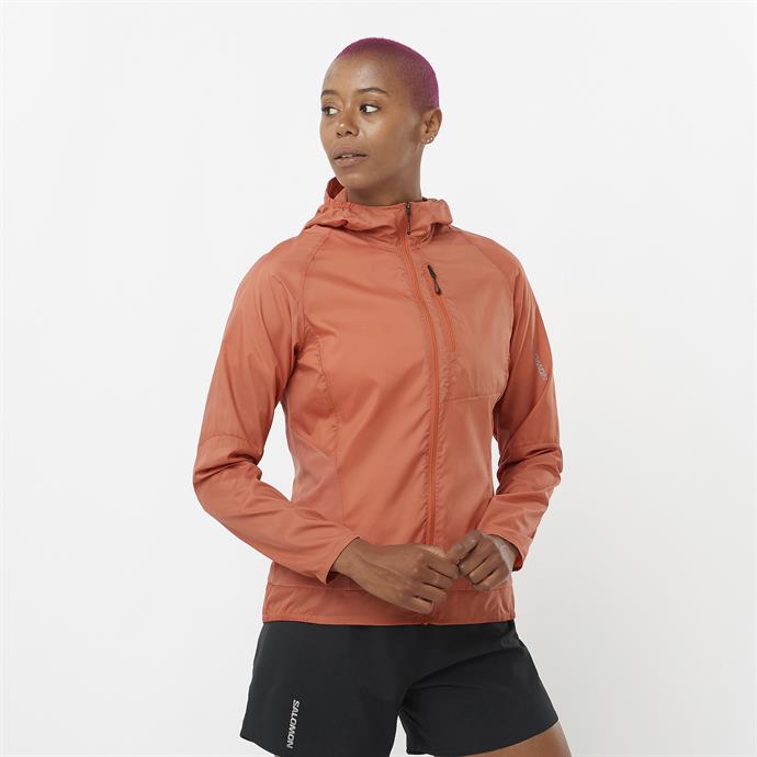 Salomon Bonatti Cross Kadın Rüzgarlık - Turuncu