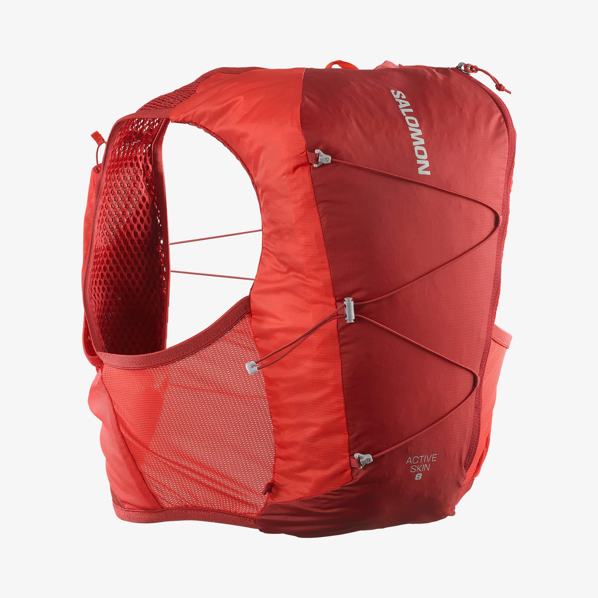 Salomon ACTIVE SKIN 8 Koşu Çantası RED DAHLIA LC2205200