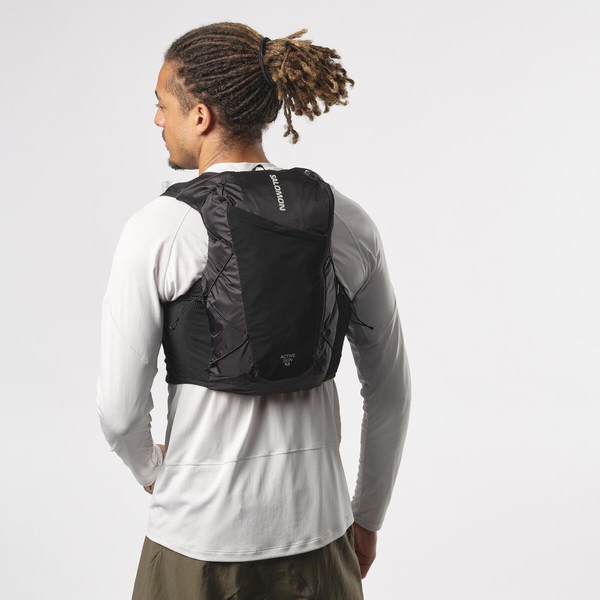 Salomon ACTIVE SKIN 12 Koşu Çantası Black LC2177400
