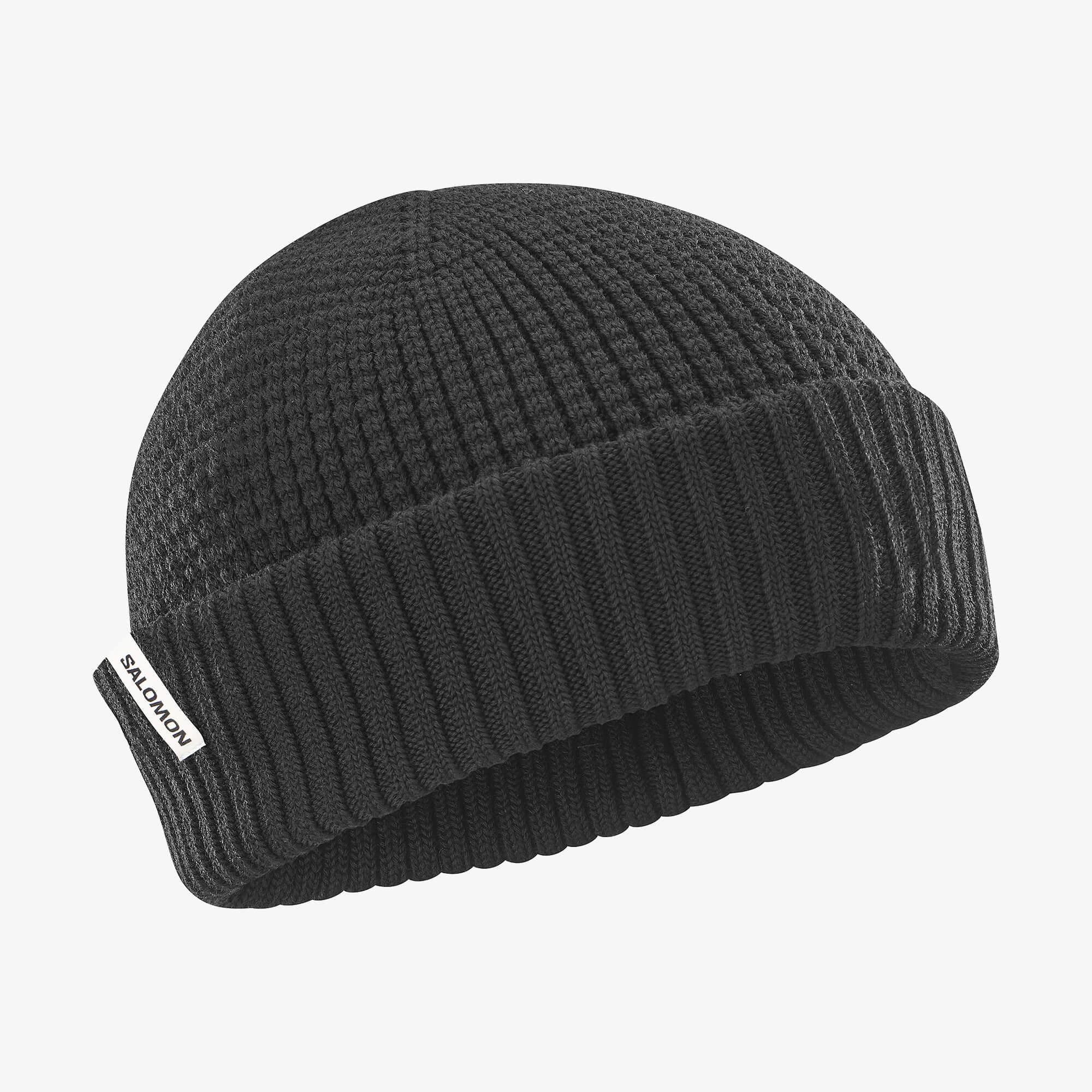 Salomon DOCKER BEANIE Bere Deep Black LC2601300