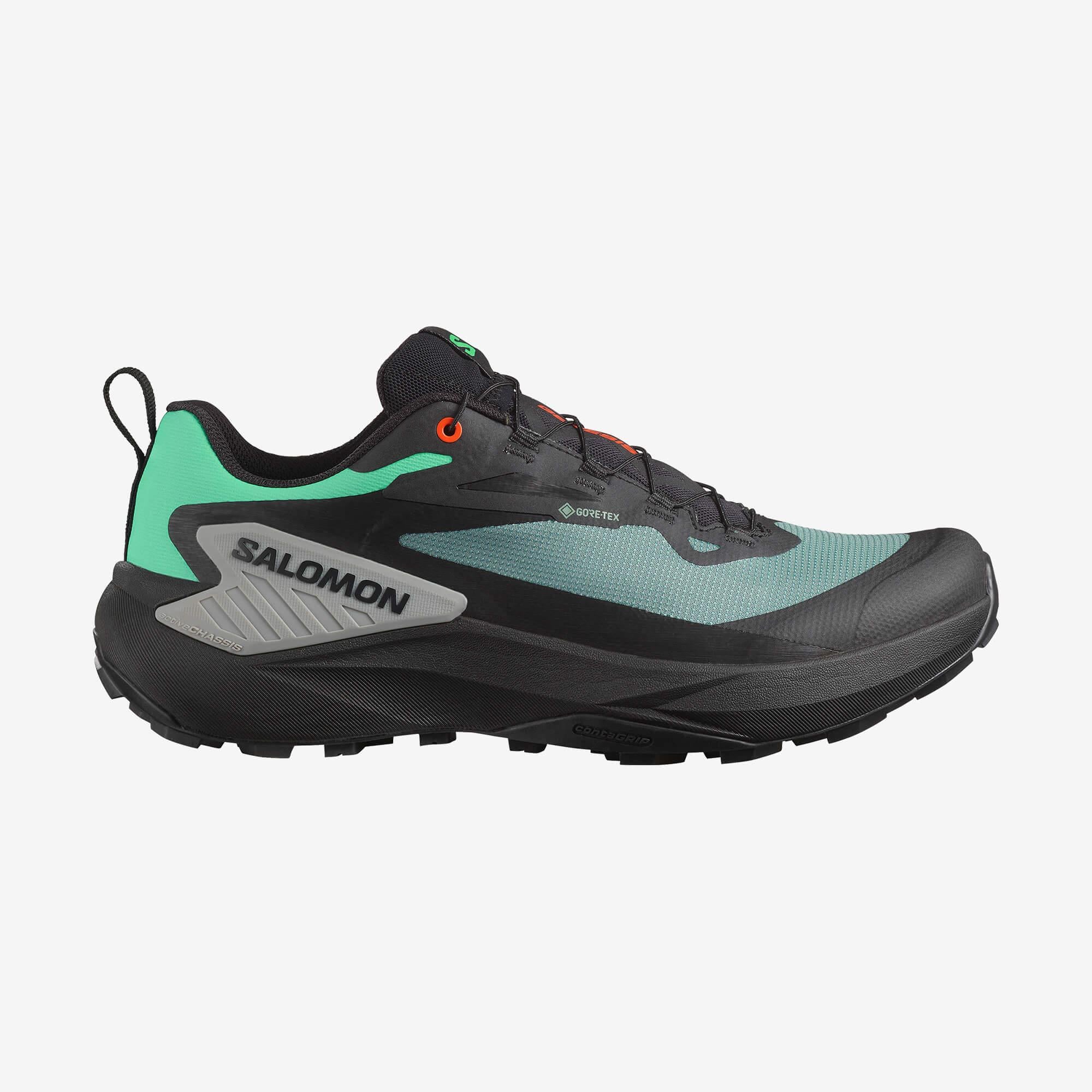 Salomon Genesis Gore-Tex Erkek Koşu Ayakkabısı - Siyah