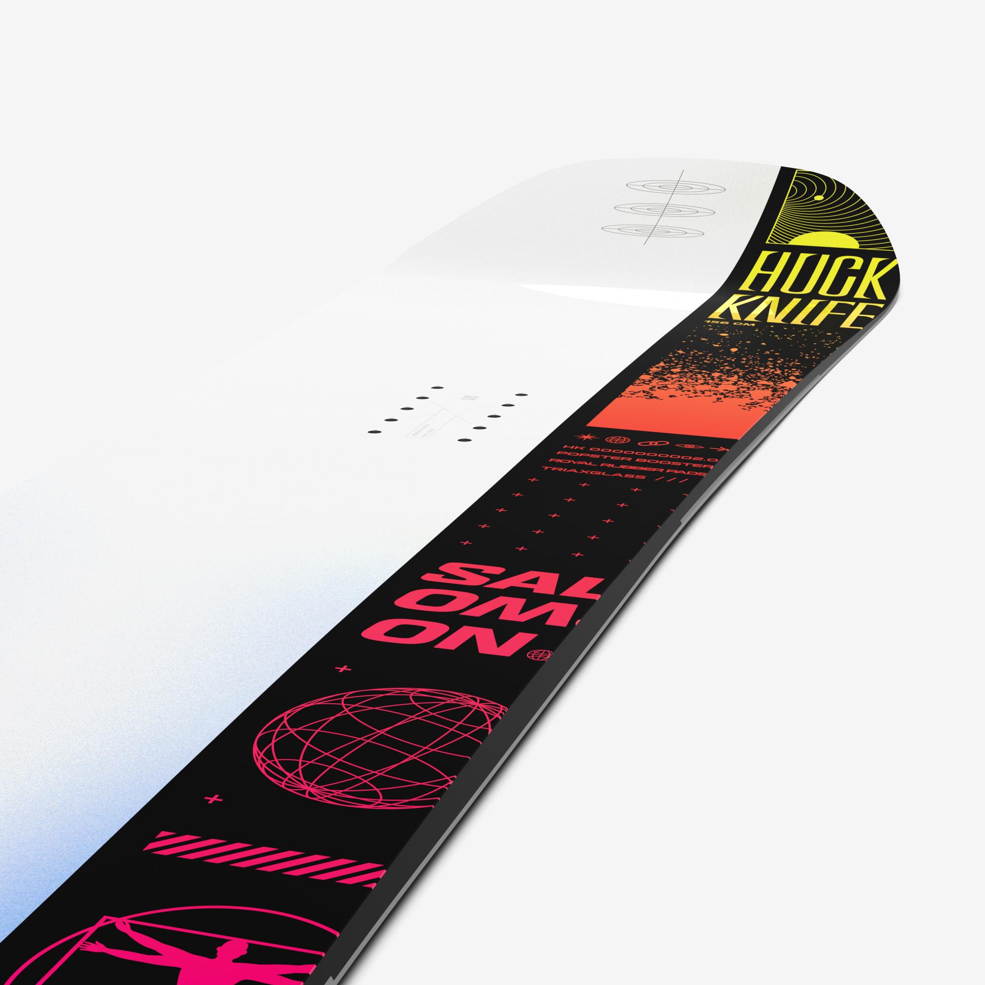 salomon Huck Knife 139 スノーボード ビンディング付き Huck Knife - Erkek Snowboard | Salomon