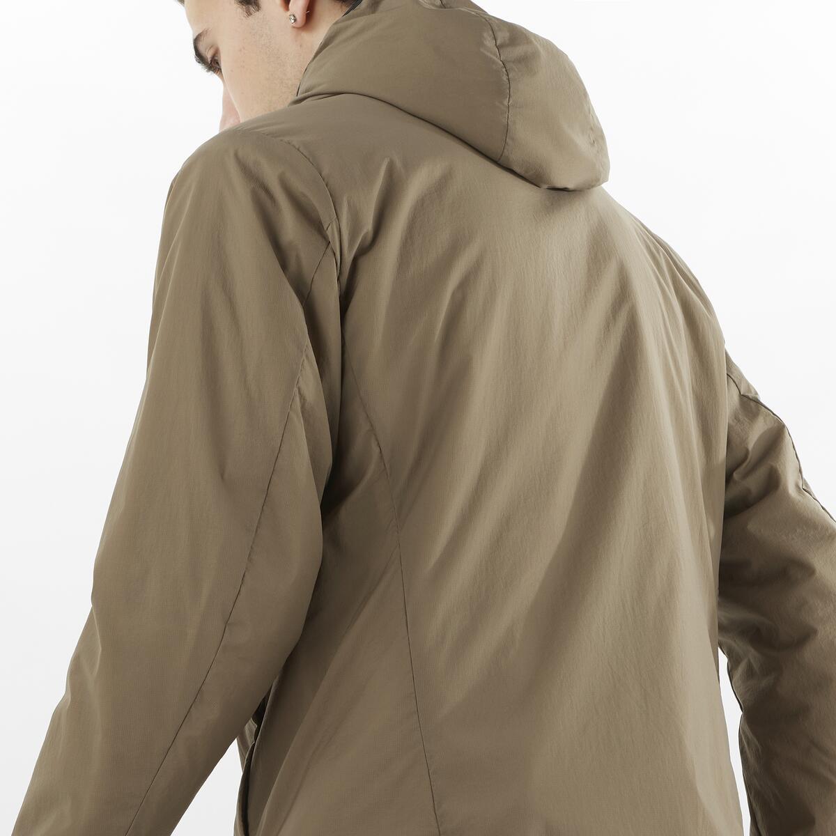 Salomon Mountain Flex Kapüşonlu Erkek Outdoor Montu - Kahve