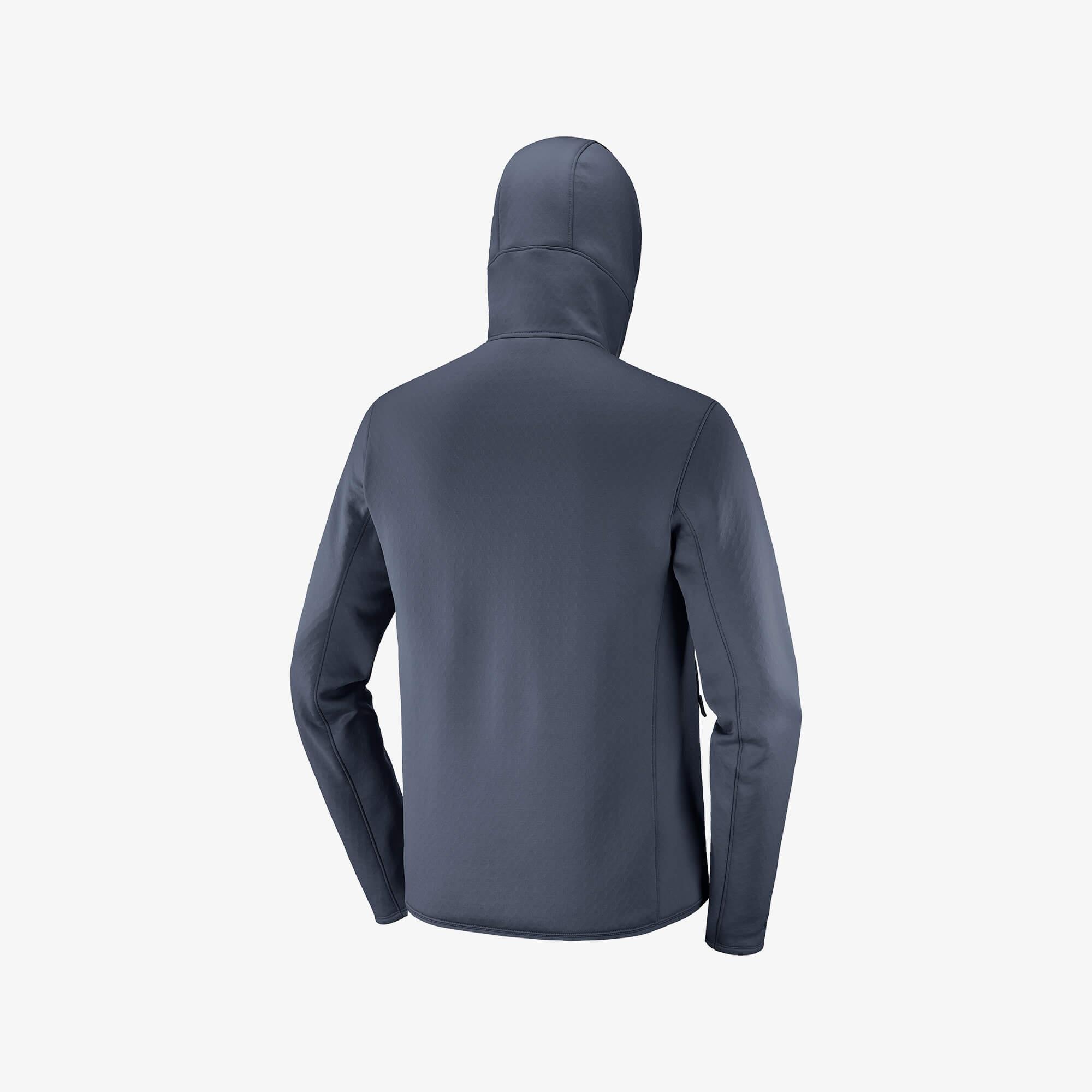 Salomon OUTLINE WARM Erkek Tam Fermuar Polar Blue Nights LC2483200