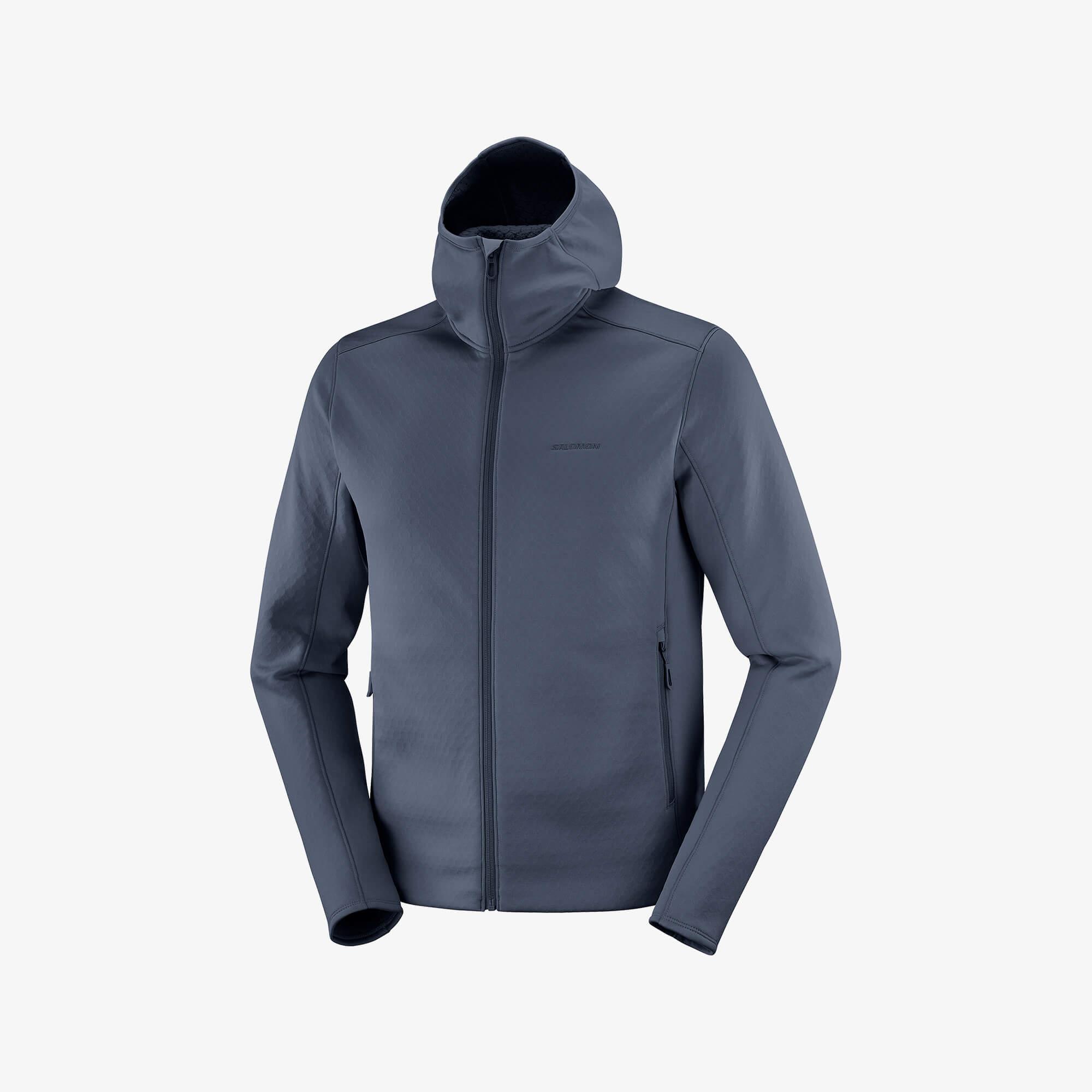 Salomon OUTLINE WARM Erkek Tam Fermuar Polar Blue Nights LC2483200