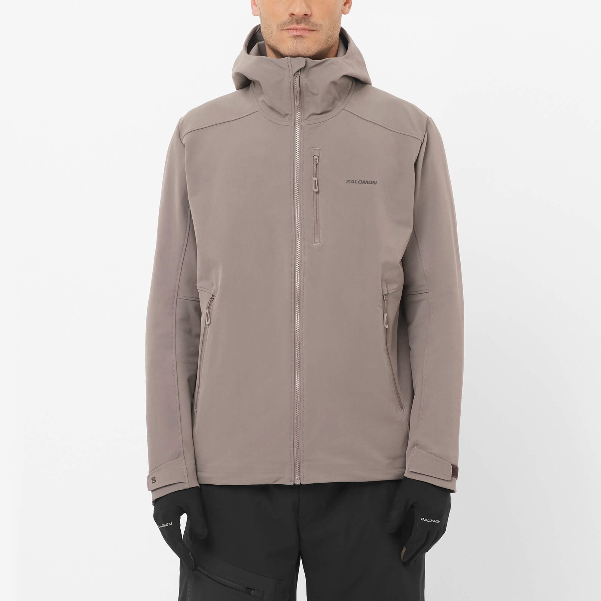 Salomon OUTPEAK SOFTSHELL Erkek Outdoor Montu Iron LC2656800