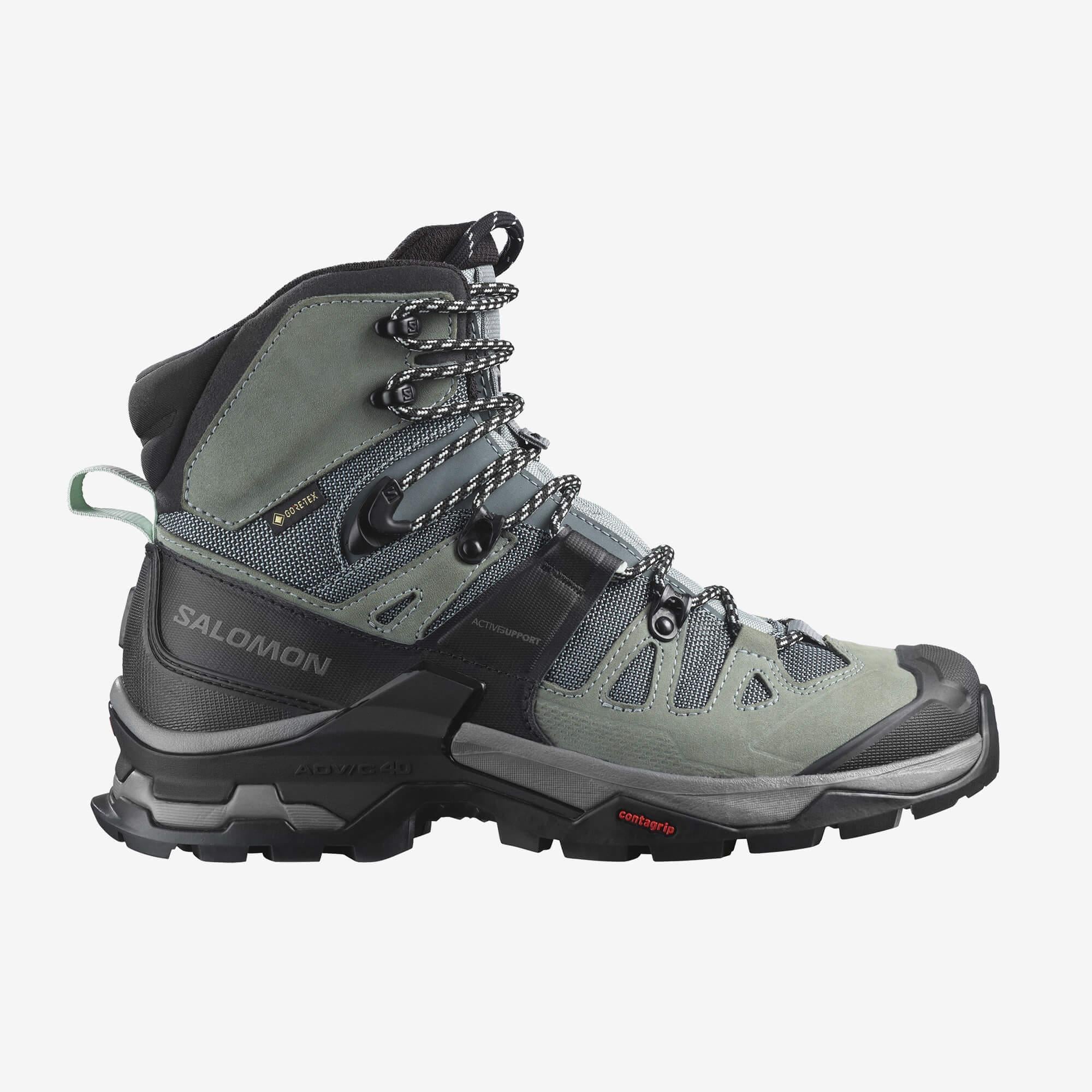 Salomon Quest 4 Gore-Tex Kadın Outdoor Botu - Yeşil