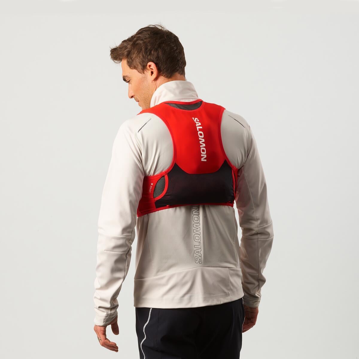 Salomon SENSE PRO 6 Koşu Çantası Fiery Red LC2318600