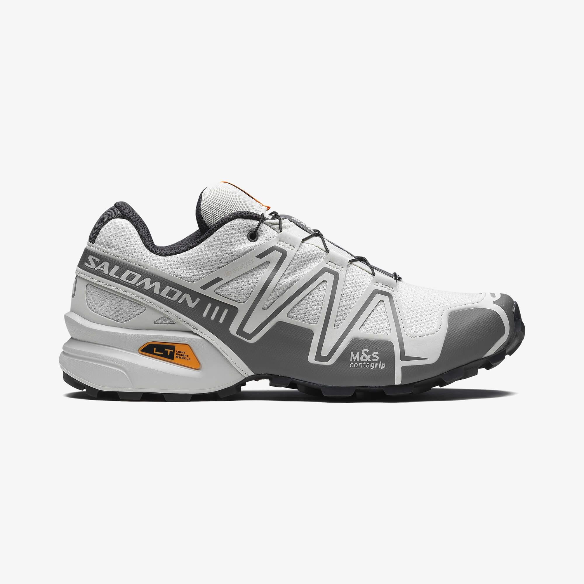 SALOMON×SALOMON×FLUX3点セット！2628 Salomon SPEEDCROSS 3 GORE-TEX Unisex Sneaker Lunar Rock L47731800