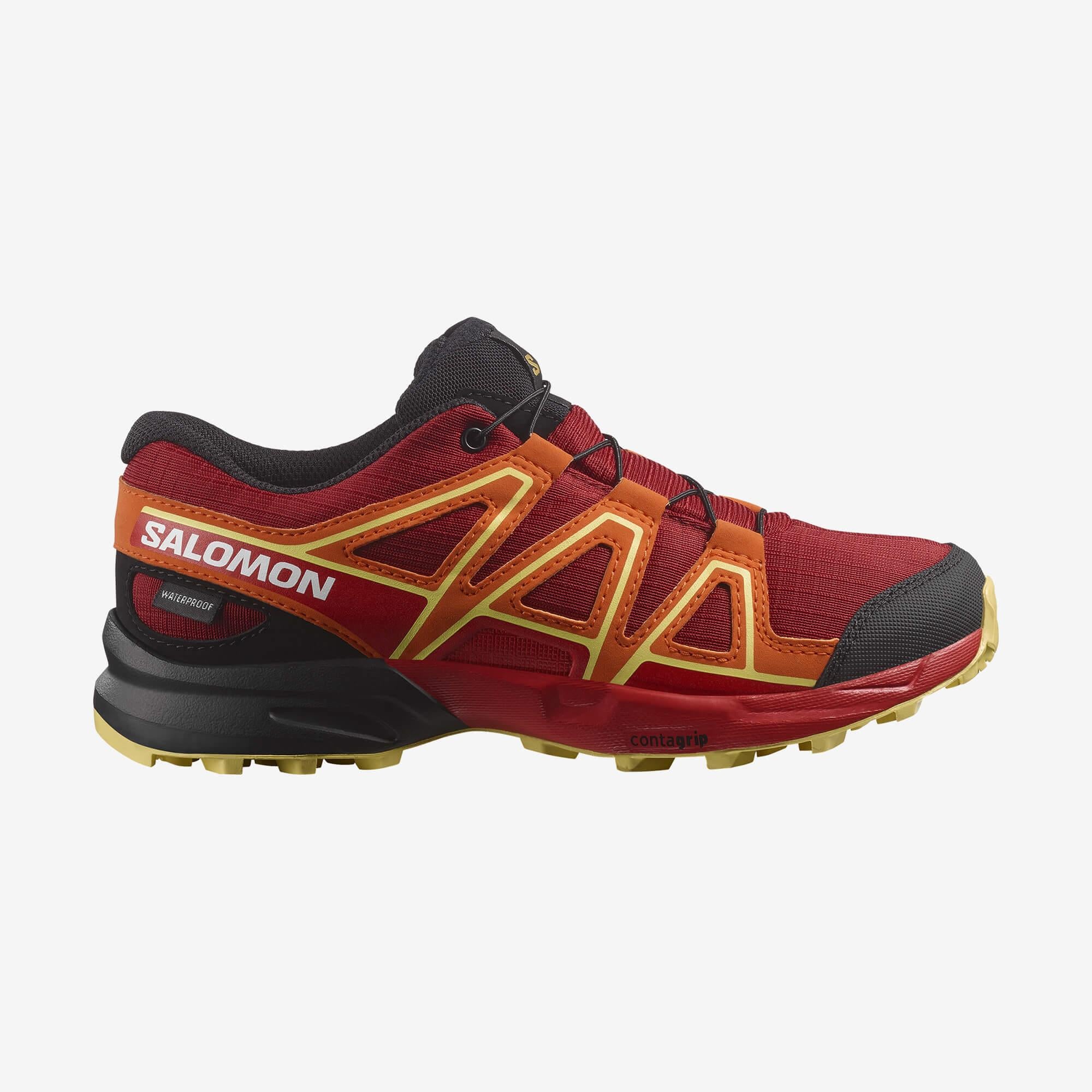 Salomon Speedcross Waterproof Çocuk Ayakkabı - Kırmızı