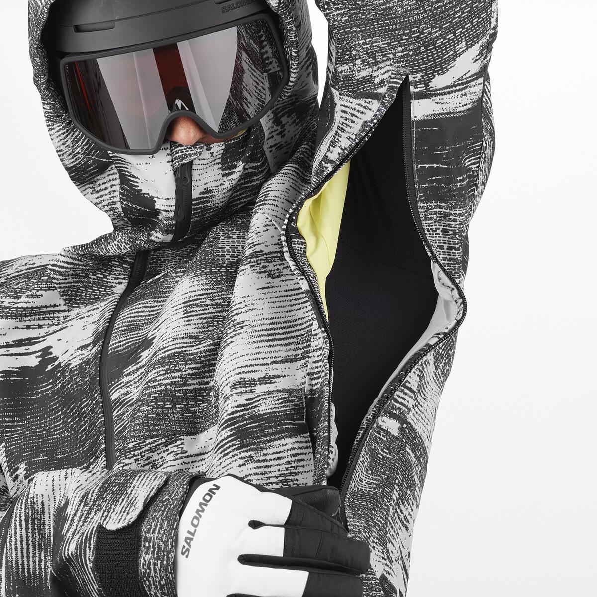 Salomon Transfer Anorak Erkek Kayak Montu - Gri