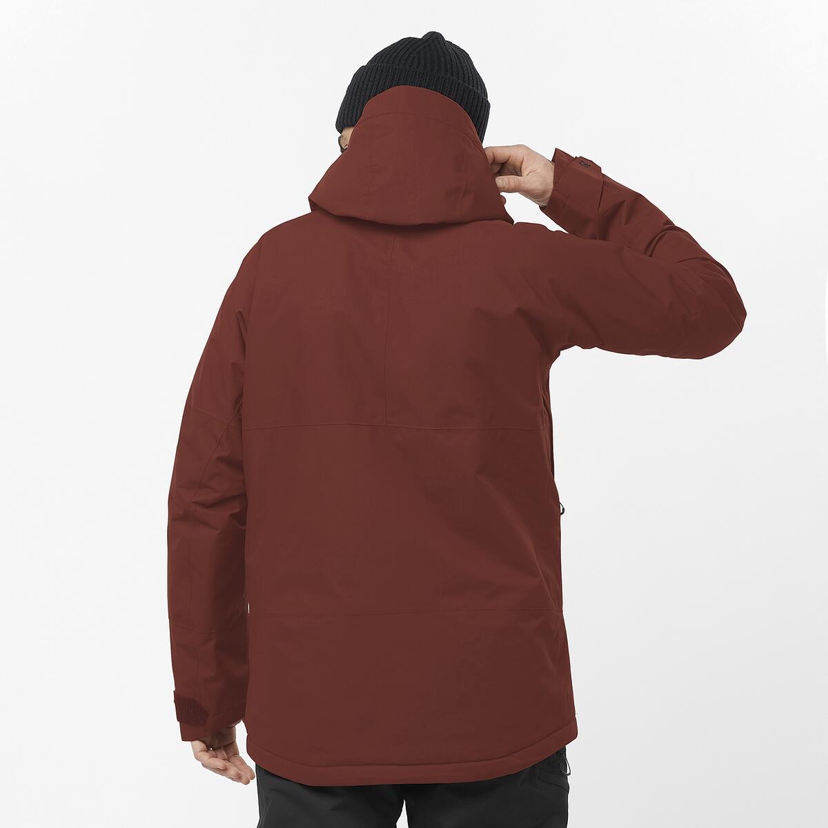 Salomon Transfer Puff Erkek Kayak Montu - Bordo