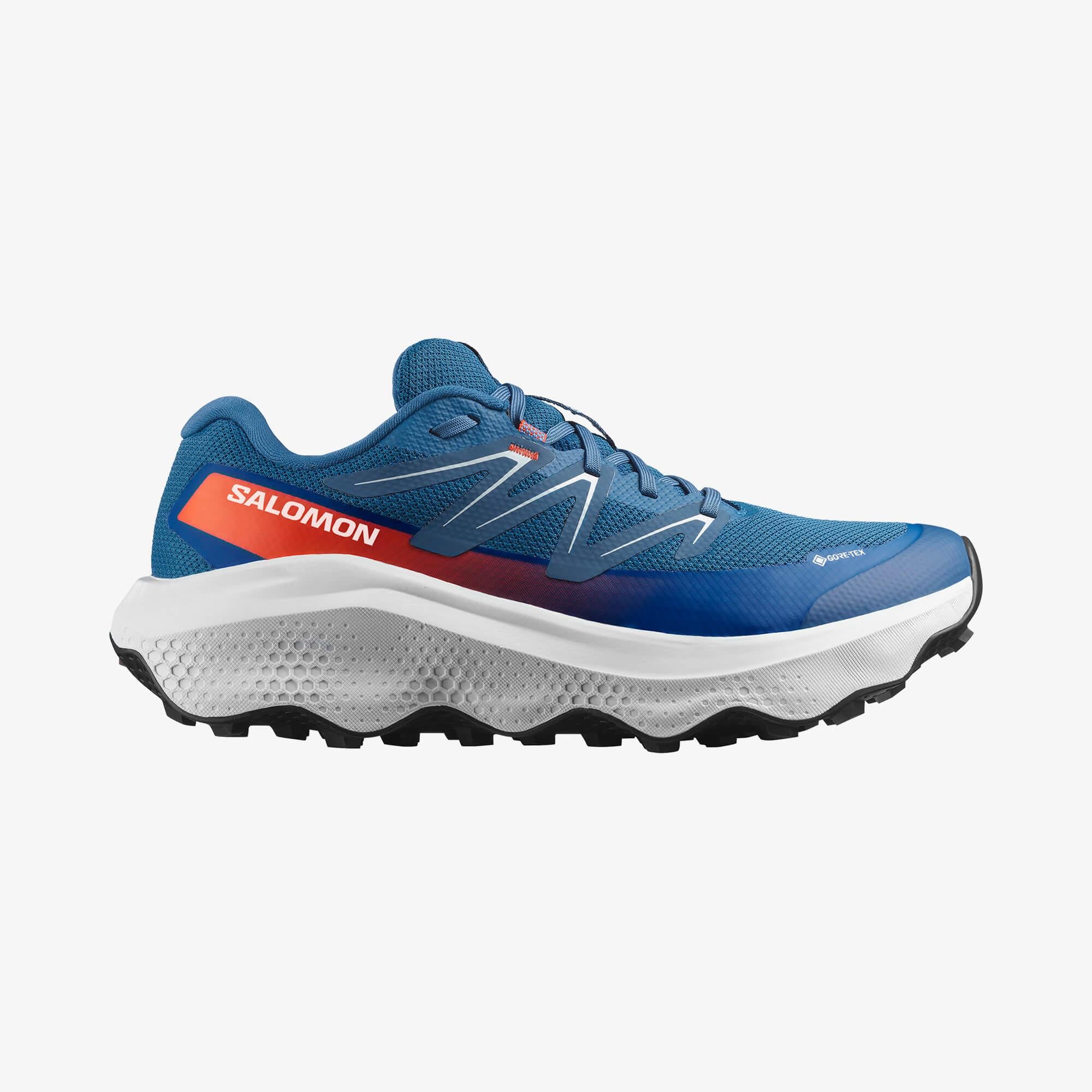 ハル② Salomon ULTRA FLOW 2 GORE-TEX Erkek Koşu Ayakkabısı Dark Blue