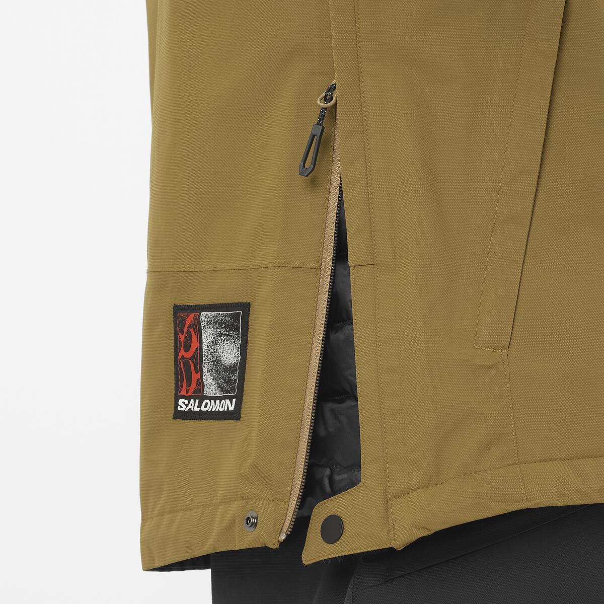 Salomon VENOM ANORAK Erkek Kayak Montu Plantation LC2609800