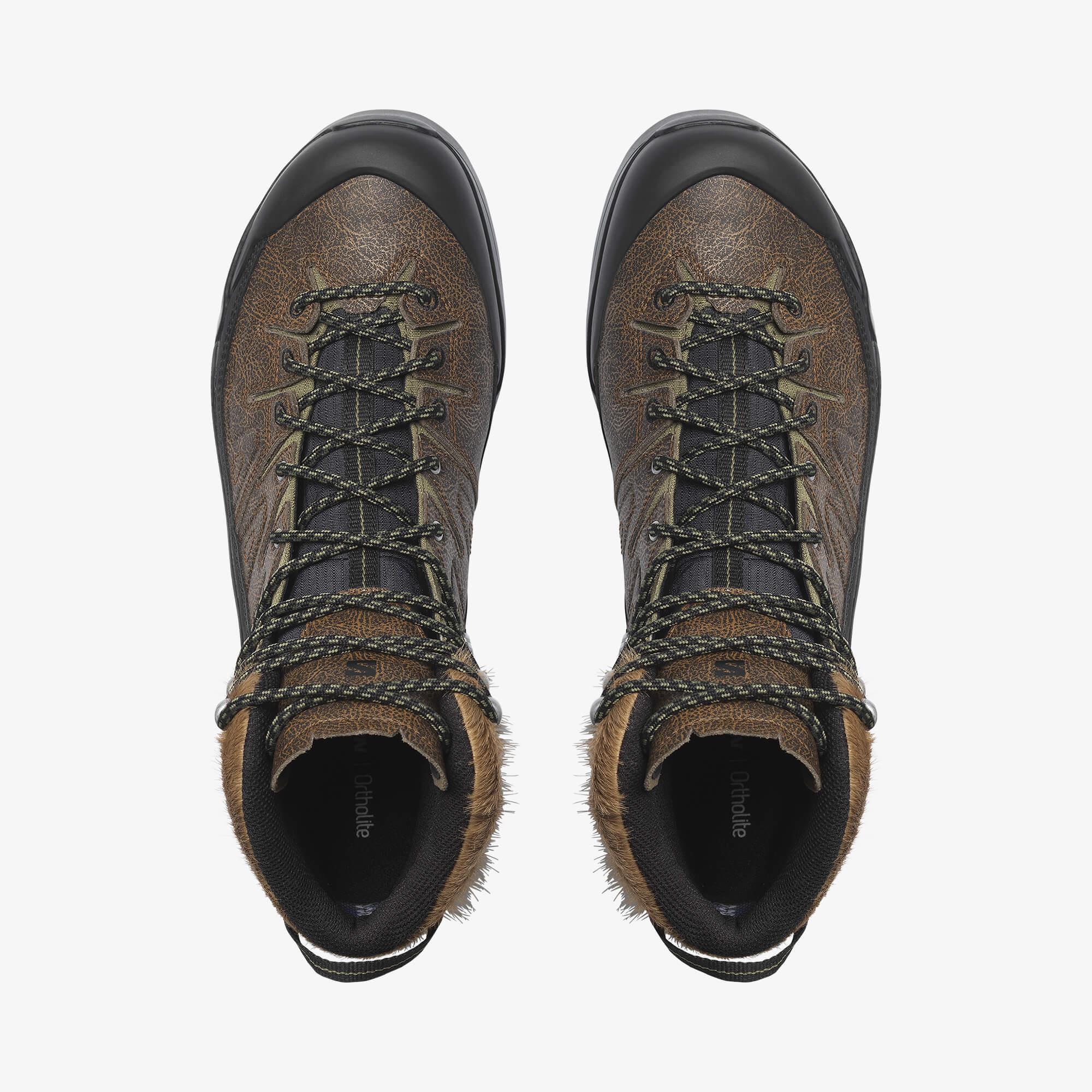 Salomon X-ALP MID DISTRESSED LEATHER GORE-TEX Unisex Sneaker Dark
