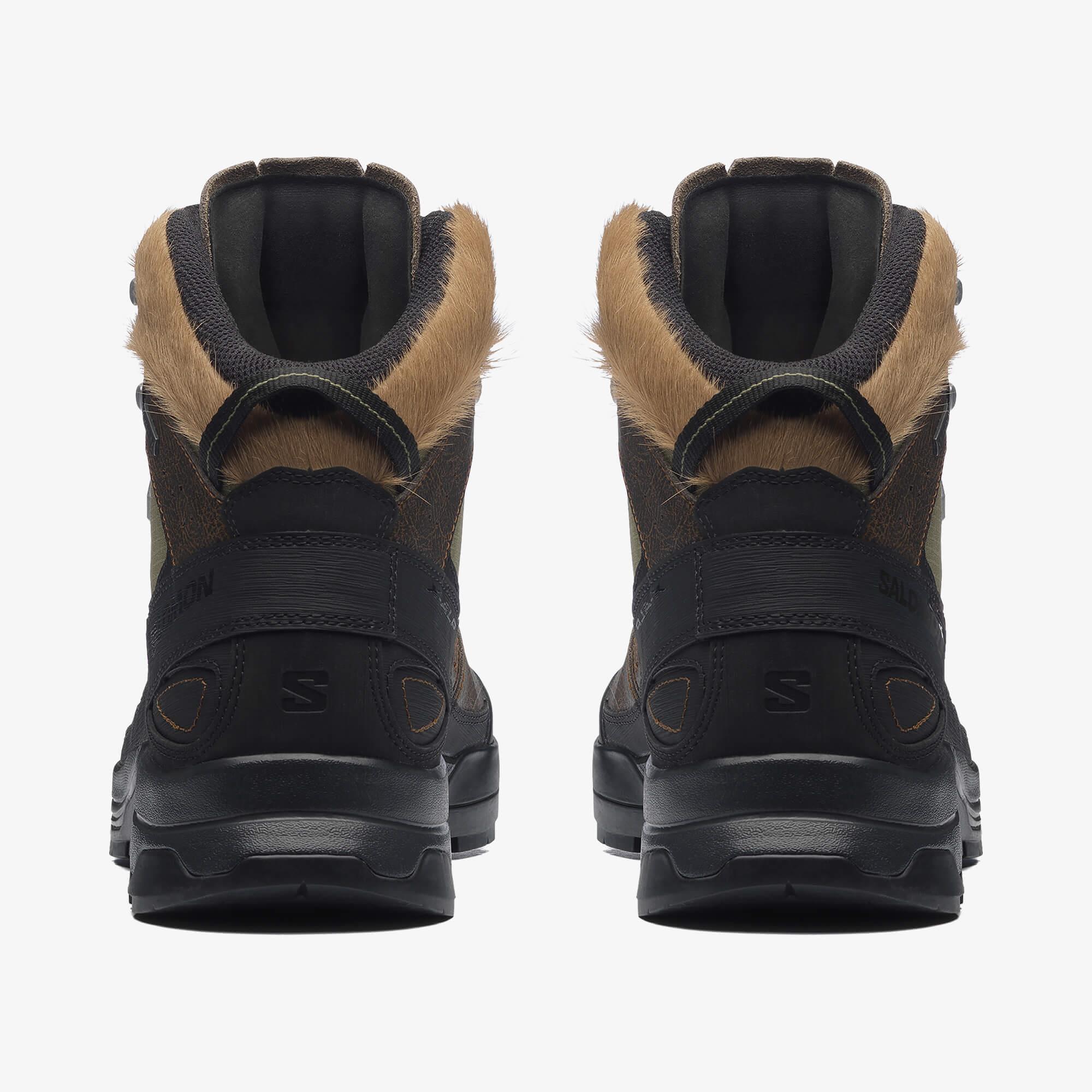 Salomon X-ALP MID DISTRESSED LEATHER GORE-TEX Unisex Sneaker Dark