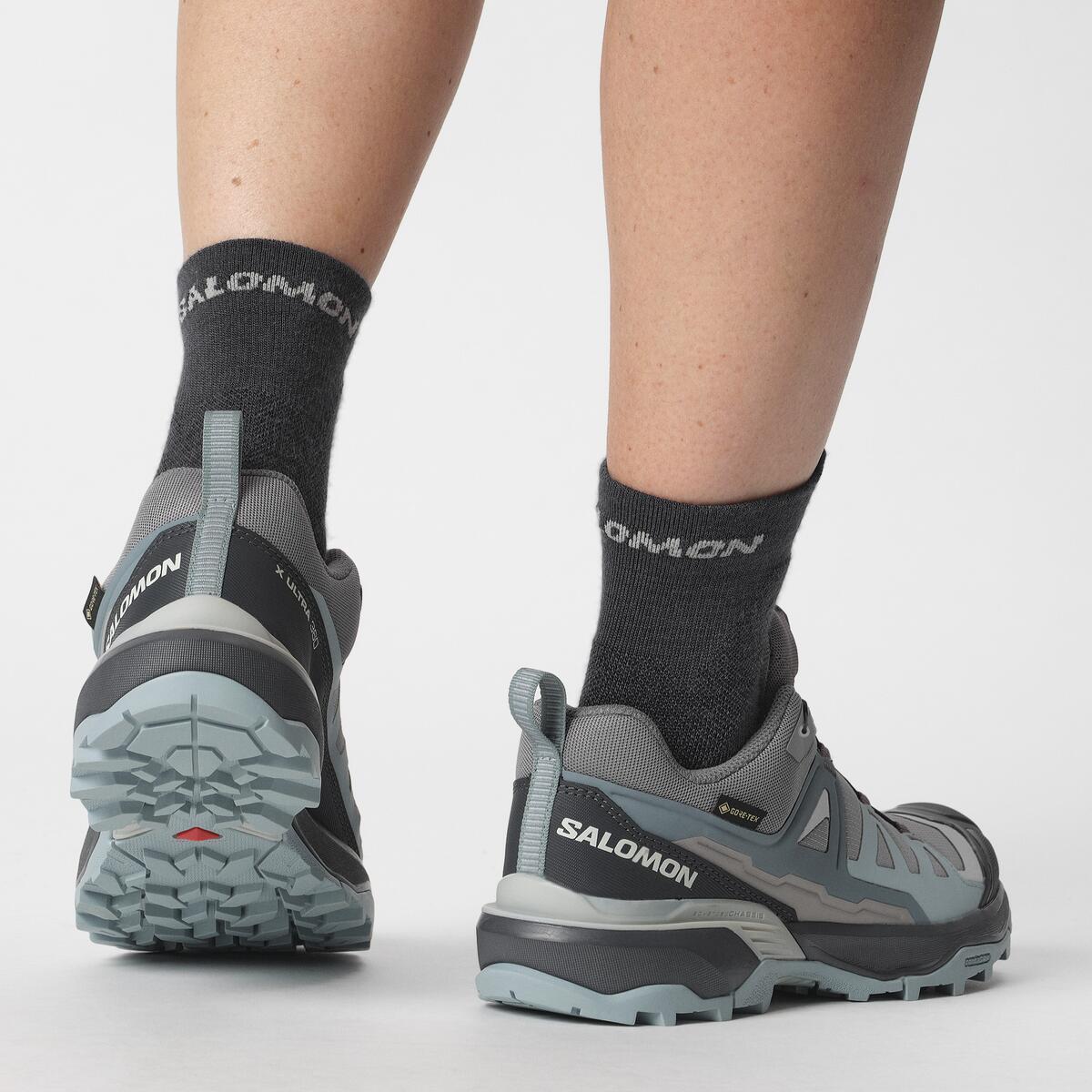 Salomon X Ultra 360 Gore-Tex Kadın Outdoor Ayakkabı - Gri Mavi