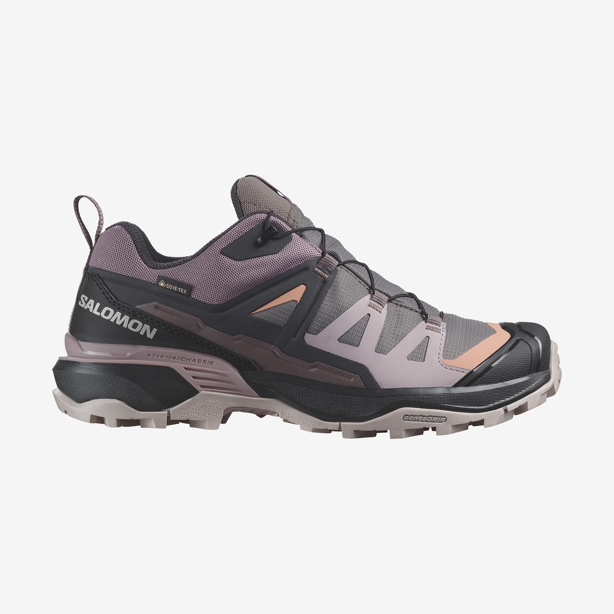 Salomon X Ultra 360 Gore-Tex Kadın Outdoor Ayakkabı - Gri Pembe