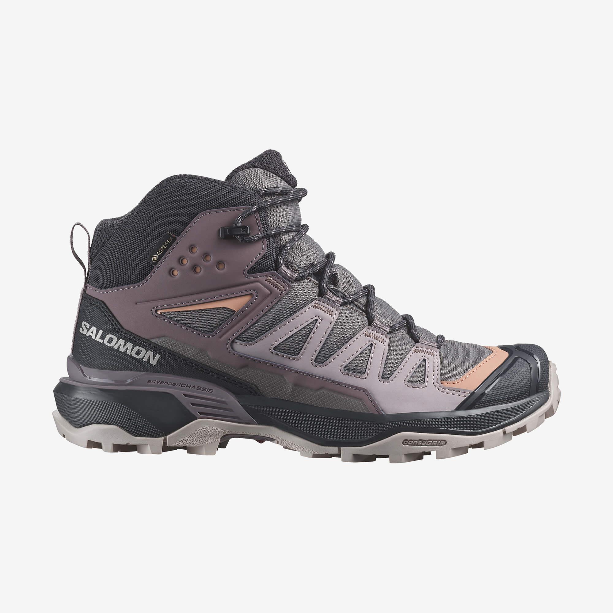 Salomon X Ultra 360 Mid Gore-Tex Kadın Outdoor Botu - Mor