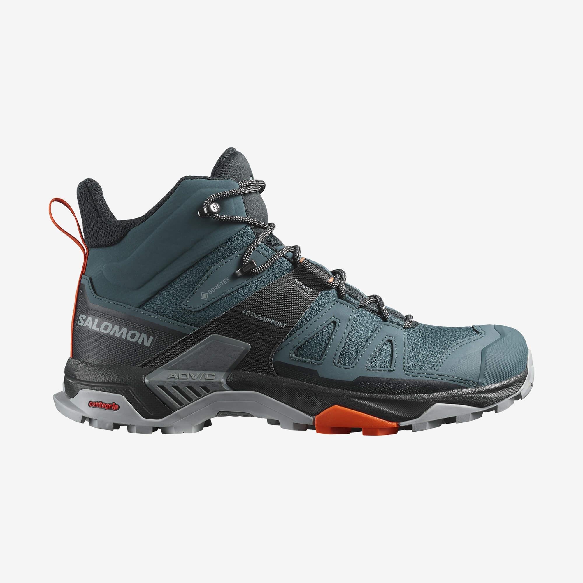 Salomon X Ultra 4 Mid Gore-Tex Erkek Outdoor Botu - Mavi