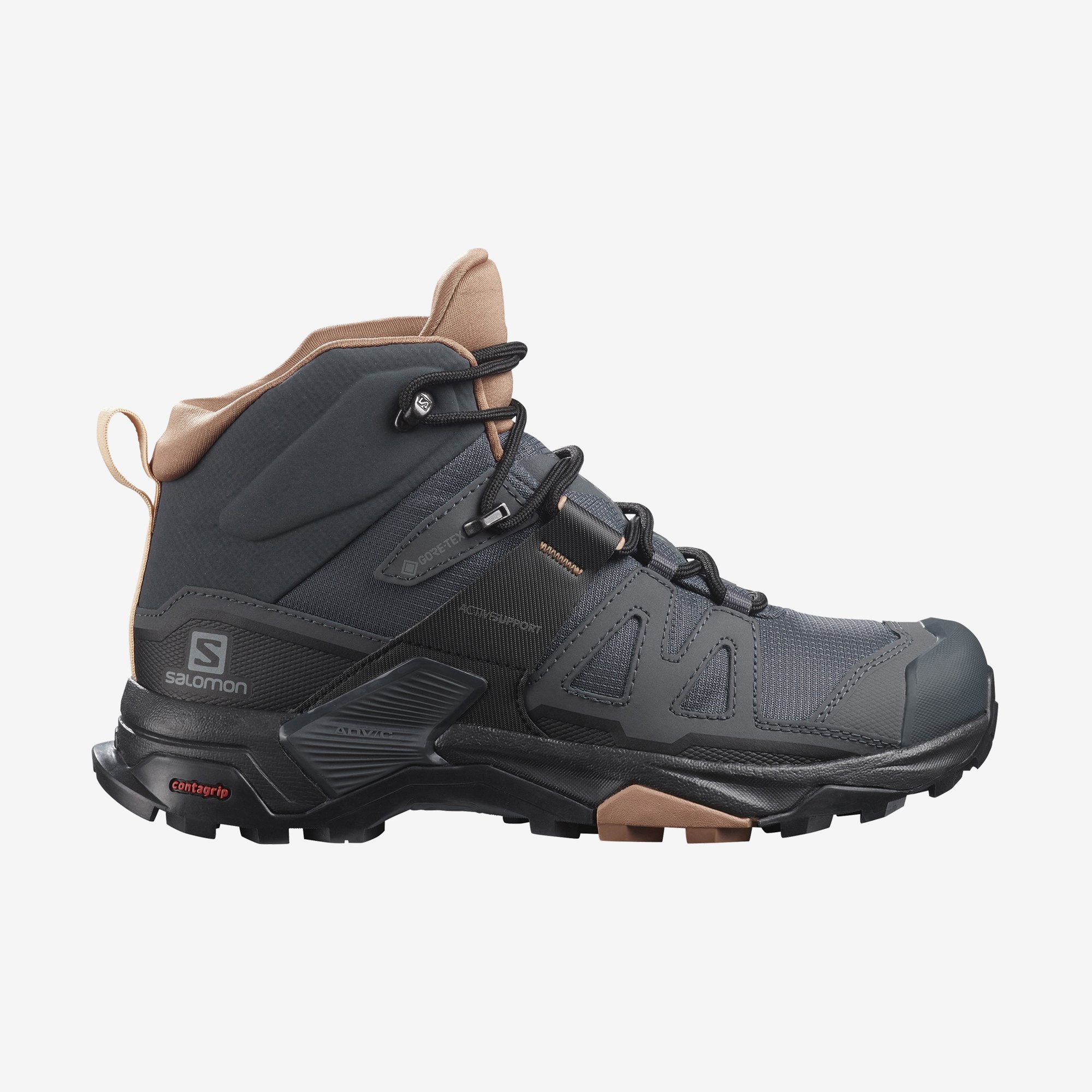 Salomon X Ultra Mid Gore-Tex Kadın Outdoor Botu - Lacivert
