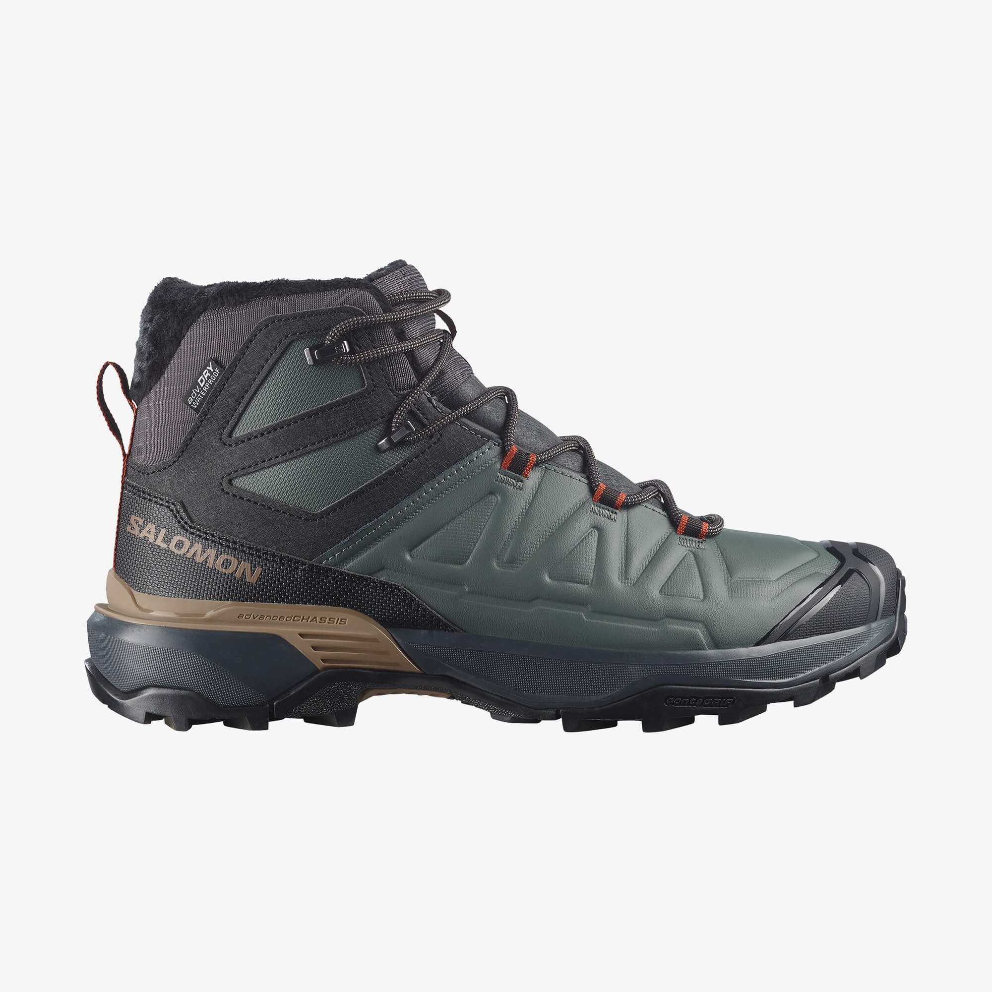 YsPilot Sport ② Salomon X ULTRA SNOWPILOT WATERPROOF Erkek Outdoor Botu Asphalt