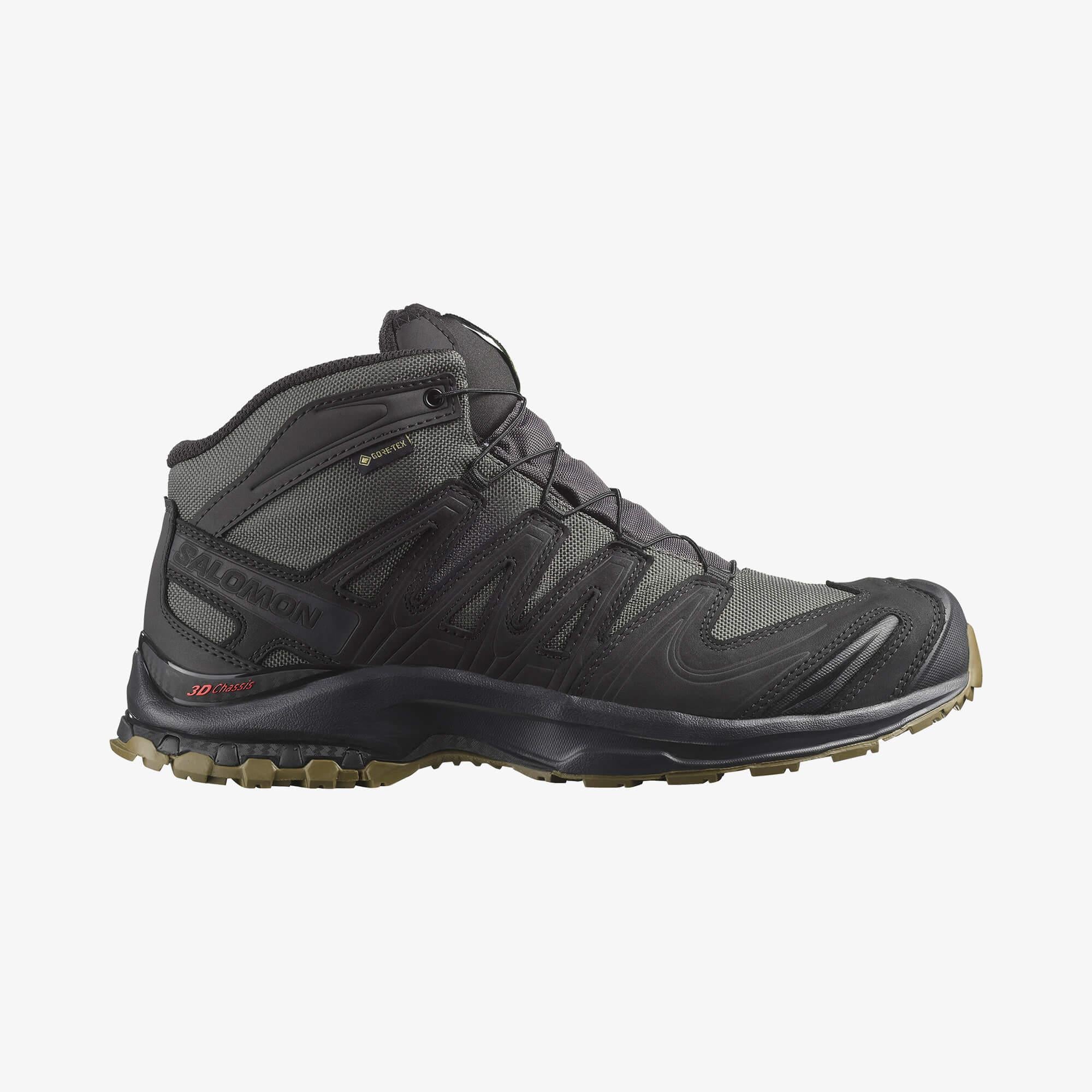 ★男の子用 4点セット メンテナンス.HOTWAX済★ salomon k2 Salomon XA TRACKER GTX Erkek Outdoor Botu Black L47822600