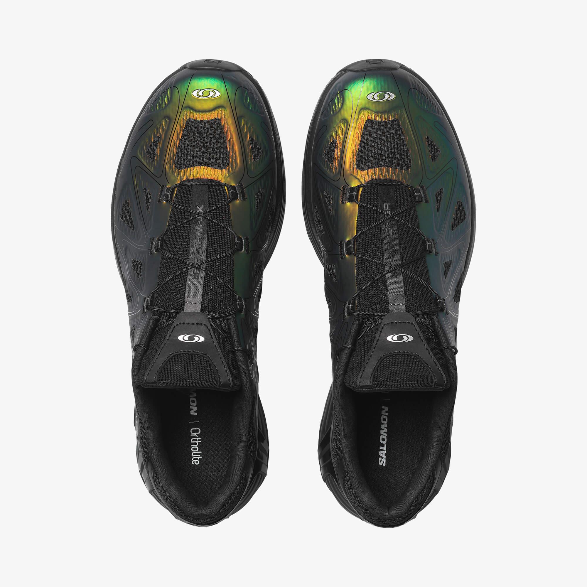 未使用品 SALOMON SPELL × COSMIC 138 Salomon Siyah-Mor Kadın XT-Whisper Void Siyah Mor Kadın Sneaker