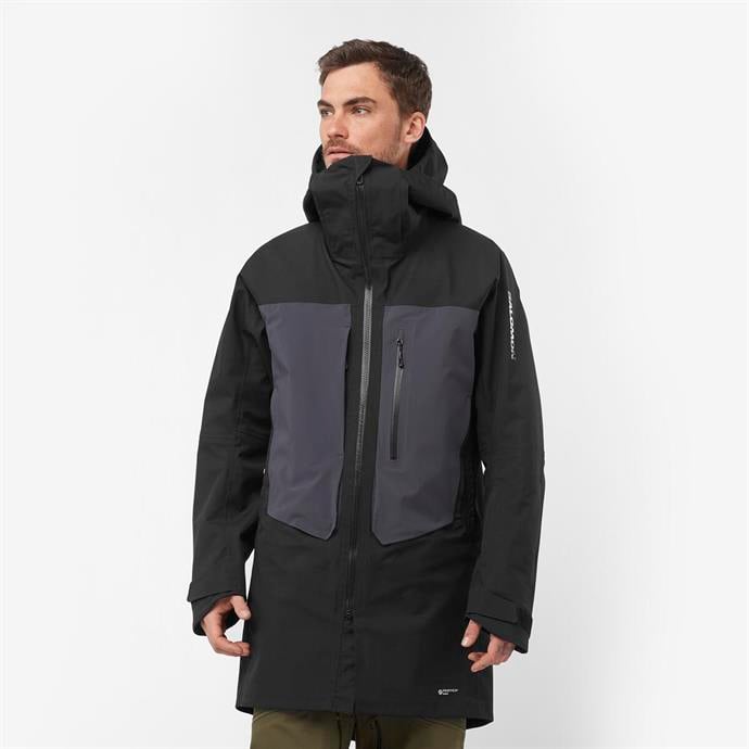 サロモン SALOMON ICESTAR 3L JKT　Sサイズ Salomon Stance 3L Long Erkek Kayak Montu - Siyah