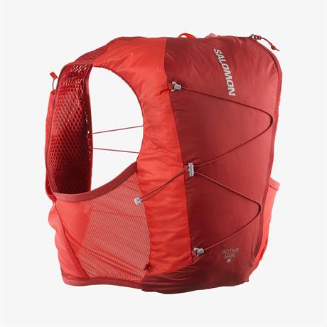 Salomon ACTIVE SKIN 8 Koşu Çantası RED DAHLIA LC2205200