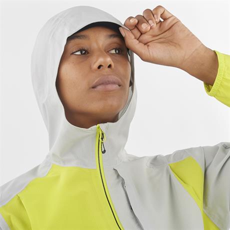 Salomon Bonatti Trail Kadın Yağmurluk - Sarı