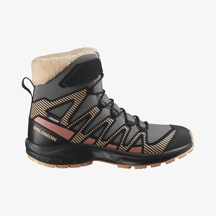 Salomon XA PRO V8 WINTER WATERPROOF Çocuk Ayakkabı Pewter L47780000