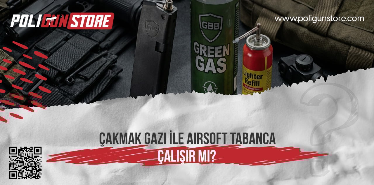 Çakmak Gazı ile Airsoft Tabanca Çalışır mı?