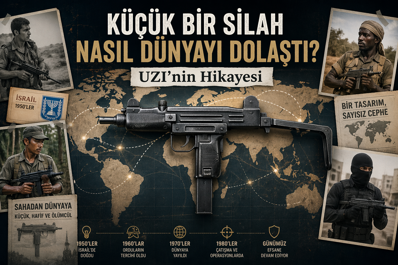 Küçük Bir Silah Nasıl Dünyayı Dolaştı? UZI’nin Hikayesi