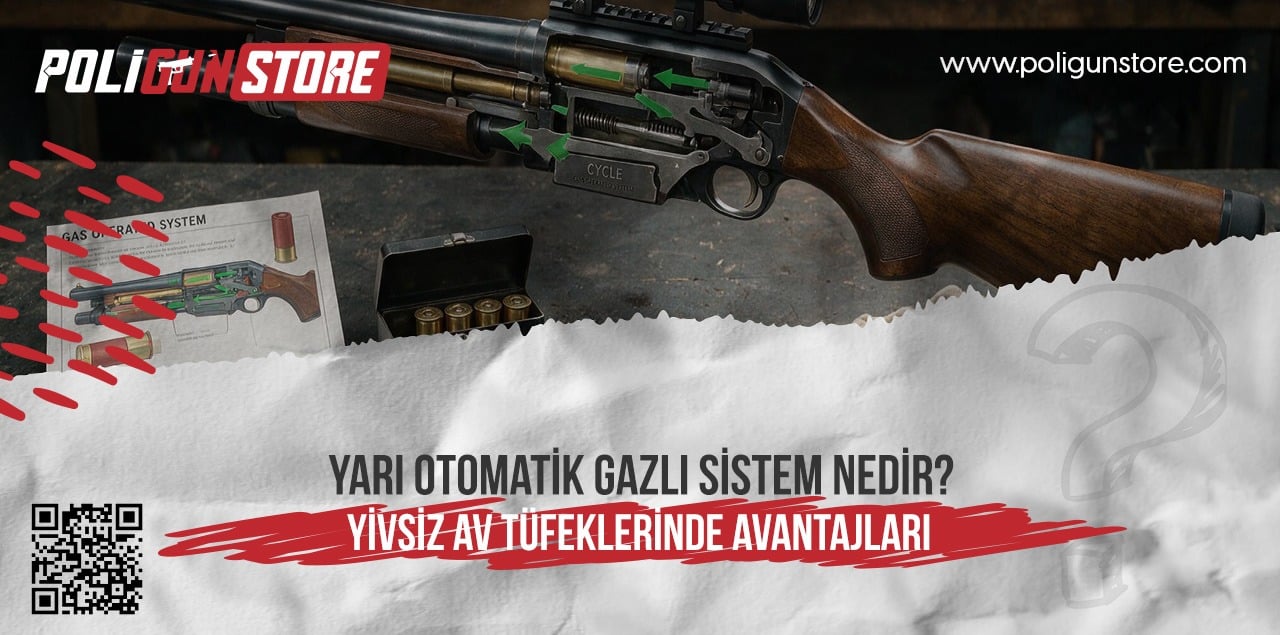 Yarı Otomatik Gazlı Sistem Nedir? Yivsiz Av Tüfeklerinde Avantajları
