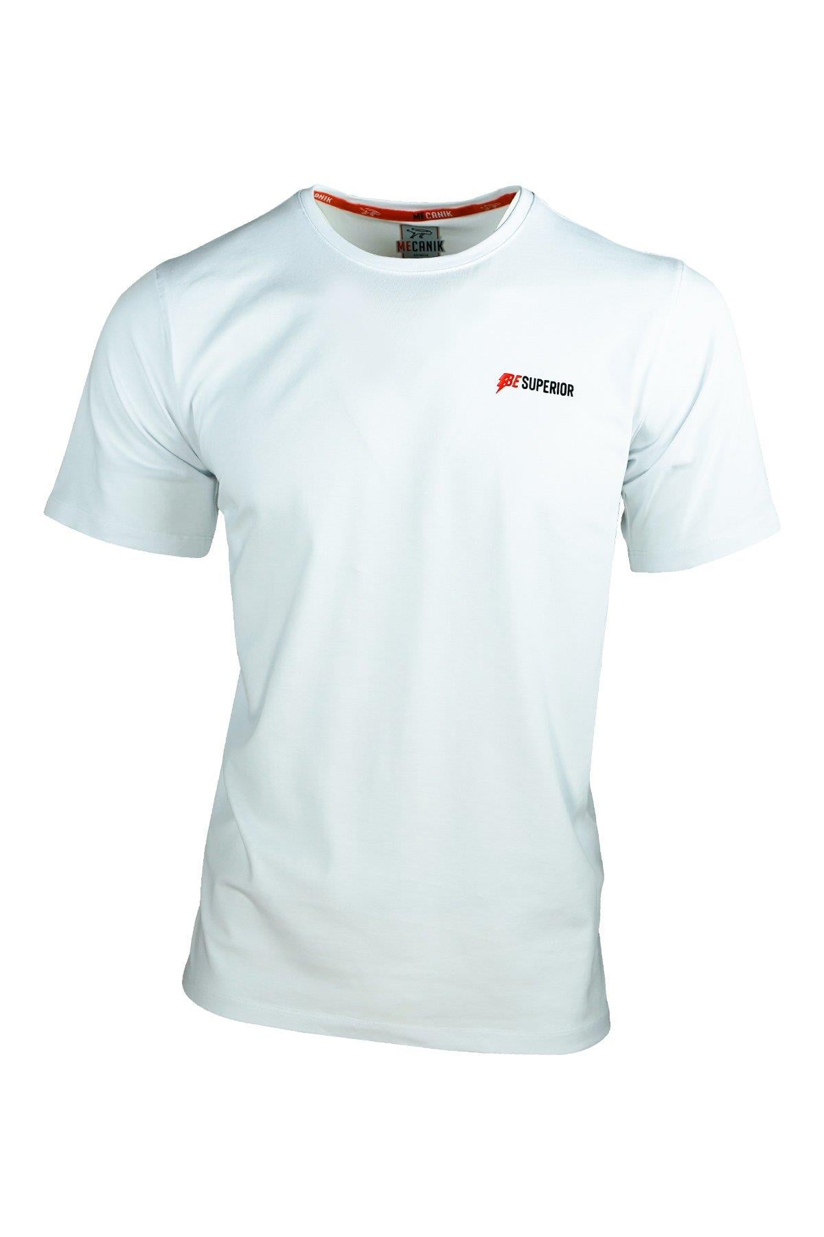 Casual Neo Organic T-Shirt BeSuperior - BEYAZ