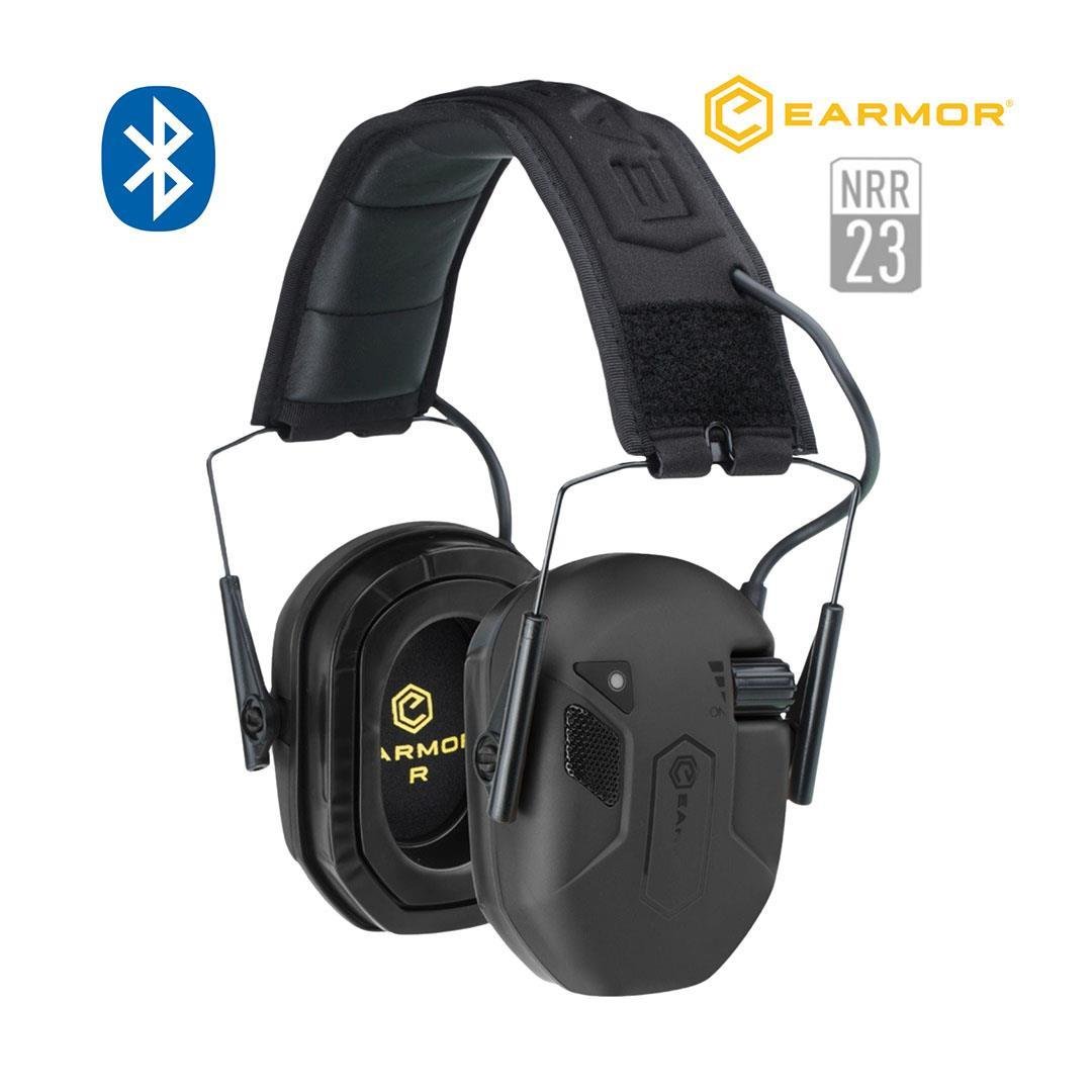 Earmor M300T Bluetooth Elektronik Atış Kulaklığı - Black