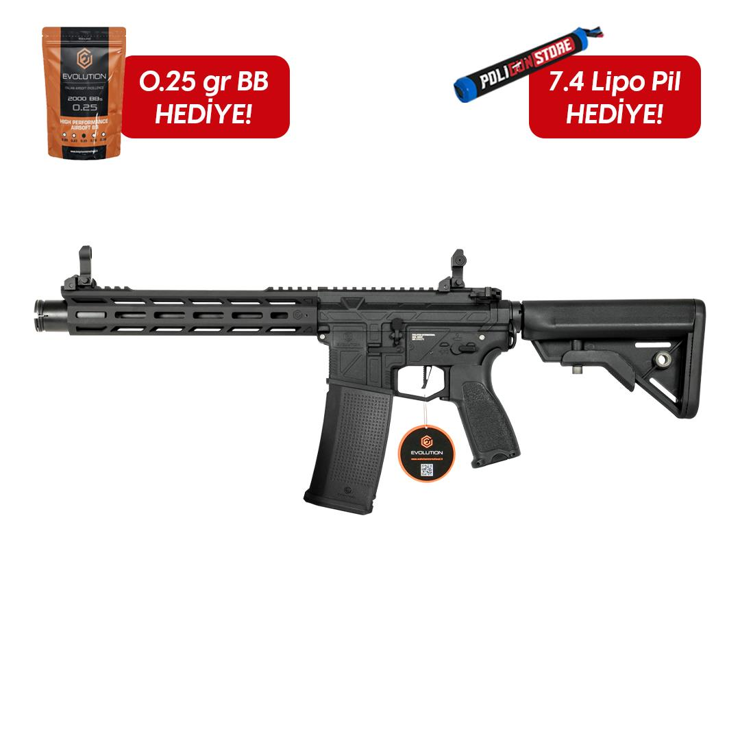 Evolution Ghost M EMR A Carbontech ETS Airsoft Tüfeği + 7.4v LiPo Pil
